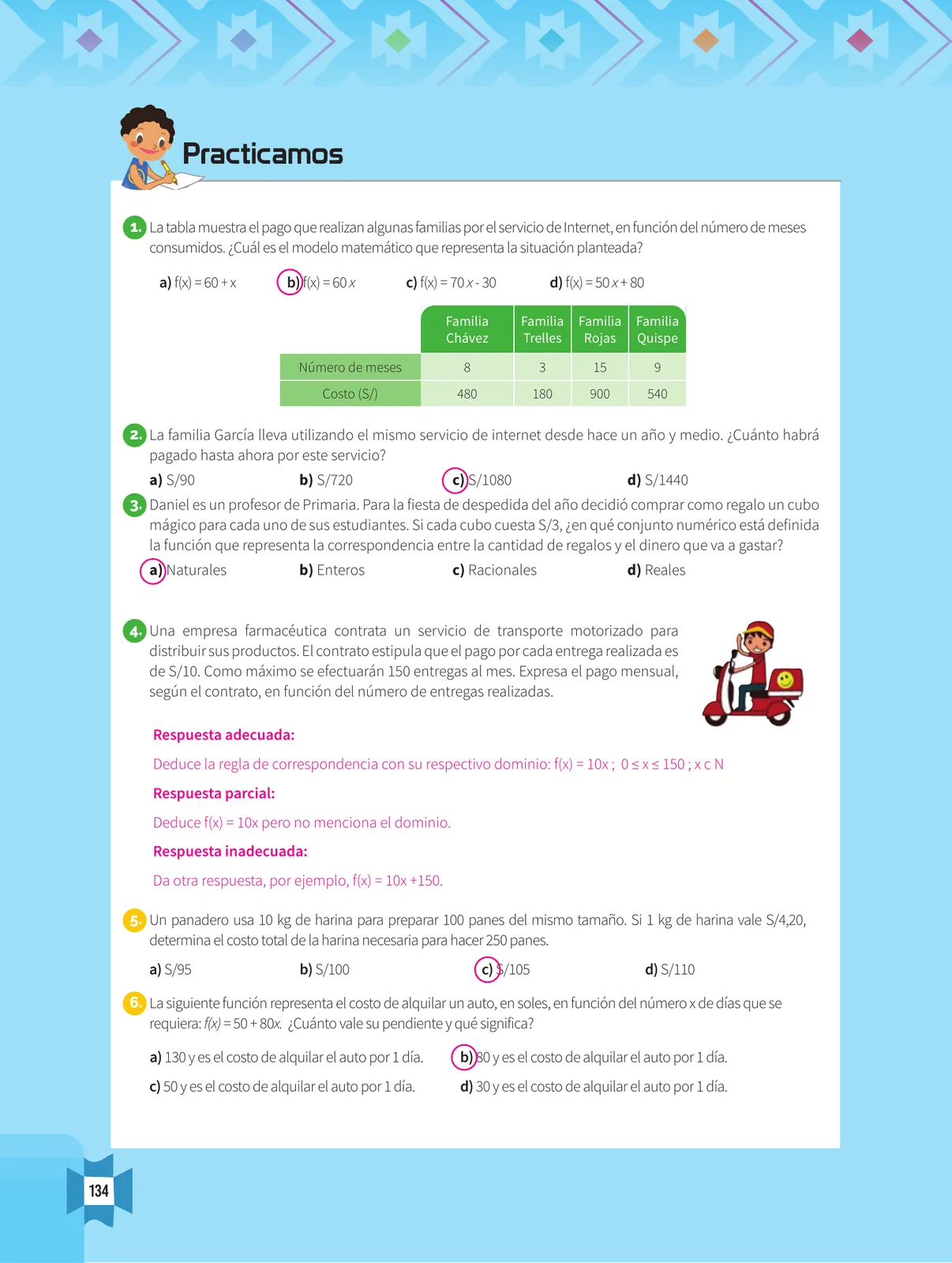 Página 136 de Resolvamos problemas 1 : manual para el docente 2018 · 2018