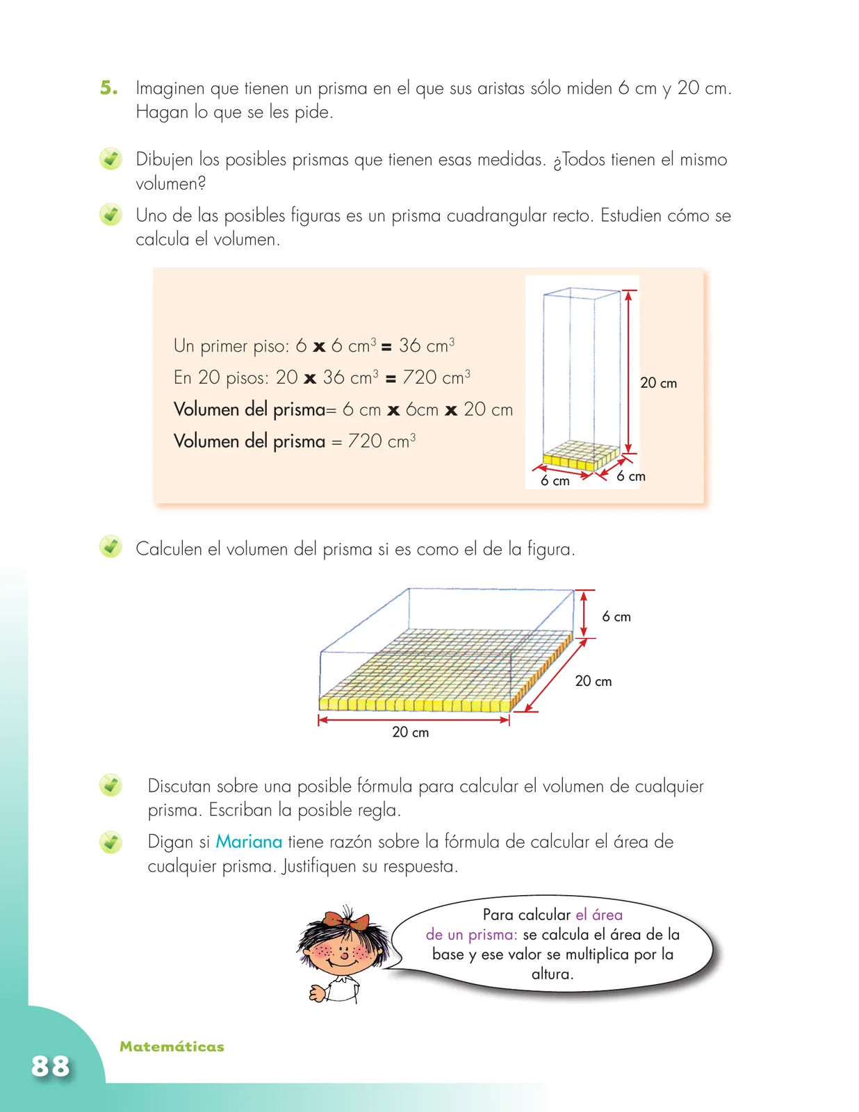 Miniatura página 88 de Matematica 5° · Cartilla 02