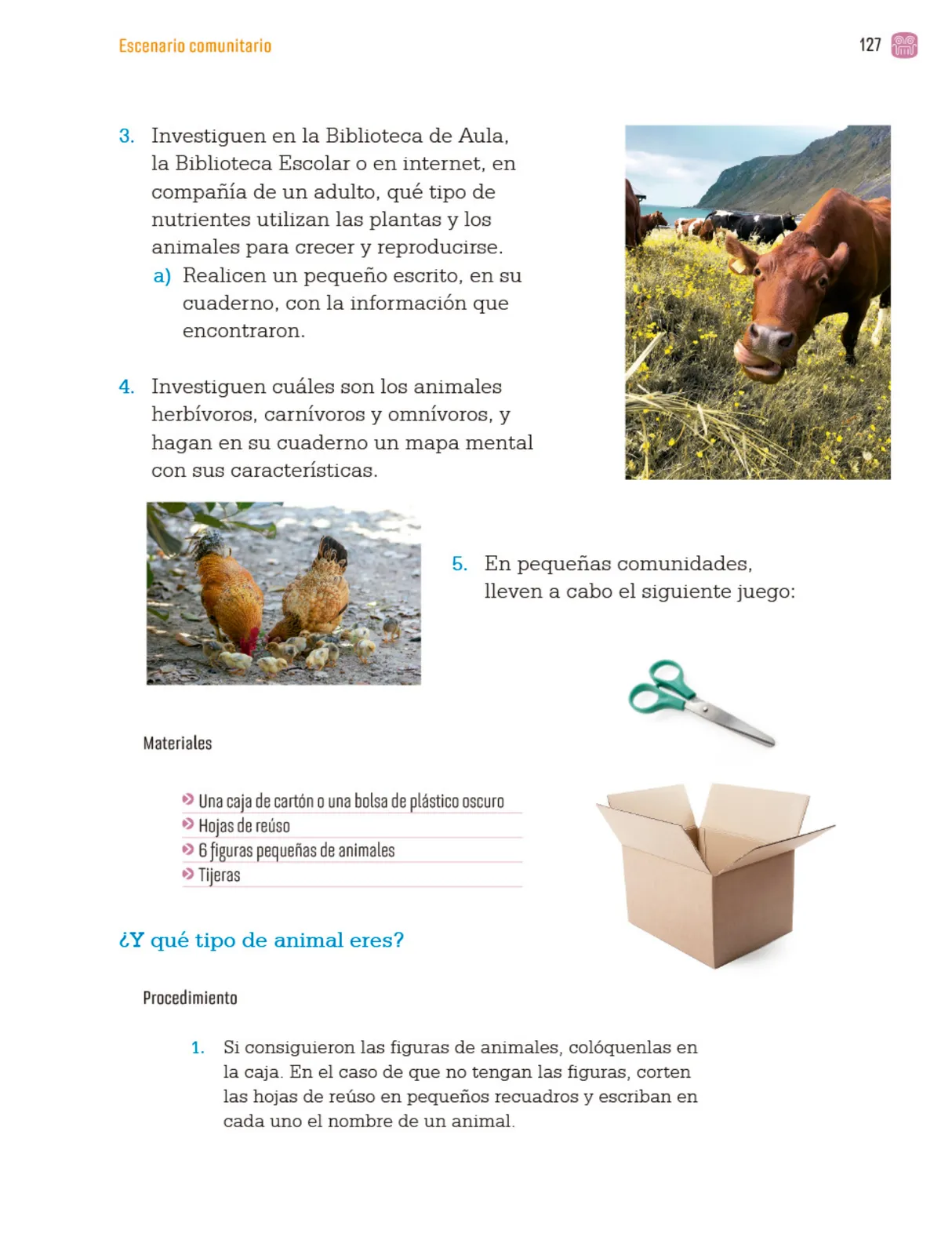 Página 130 de Proyectos Comunitarios.   Libro de Educación Primaria Grado 4°  Ciclo Escolar 2025 - 2026