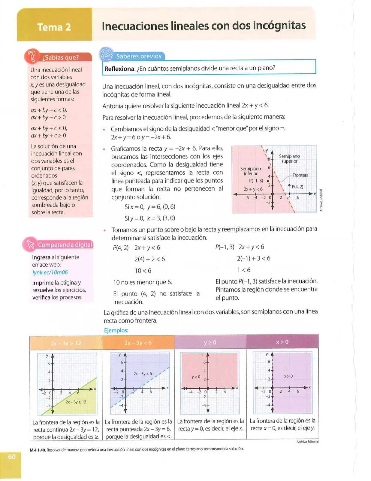 Miniatura página 60 de Matematica · 10 EGB · 2025