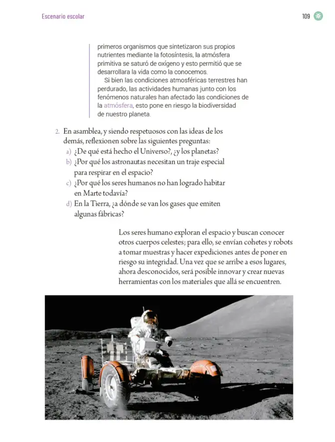 Página 112 de Proyectos Escolares. Libro de Educación Primaria Grado 6° Ciclo Escolar 2025 - 2026