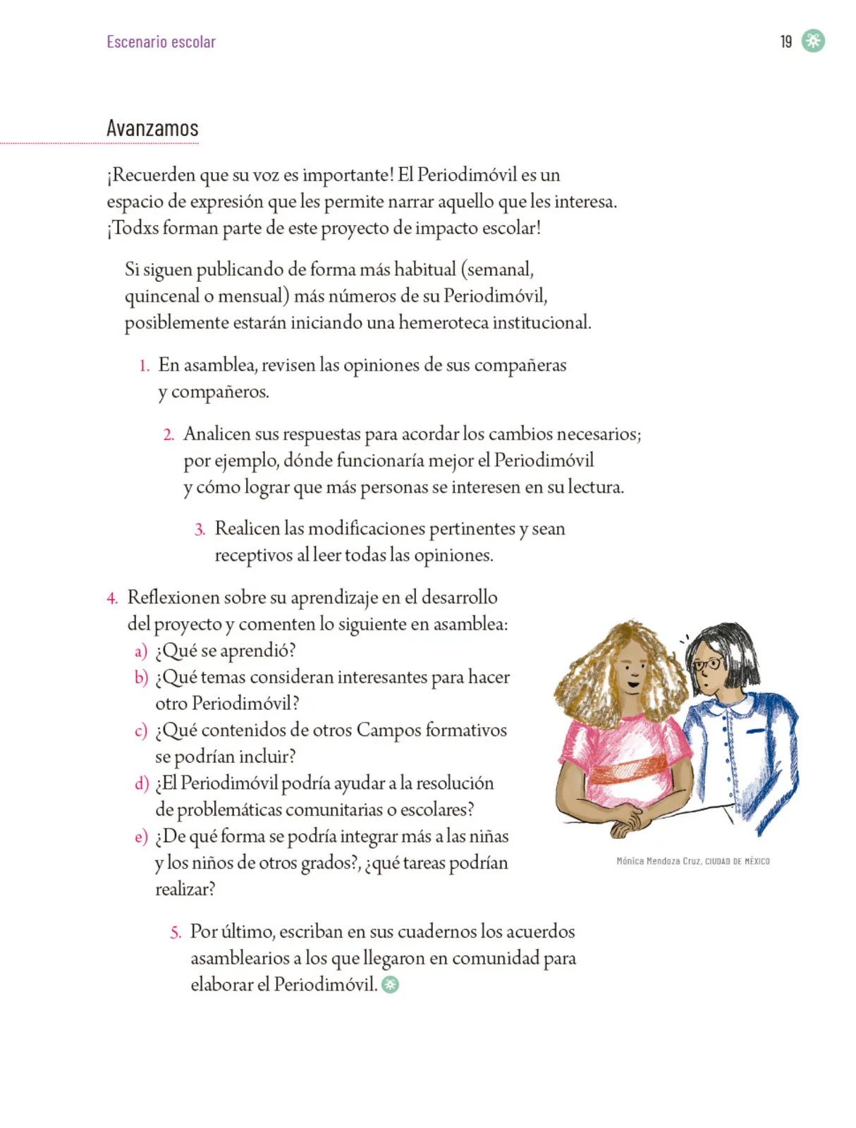 Página 22 de Proyectos Escolares. Libro de Educación Primaria Grado 5° Ciclo Escolar 2025 - 2026