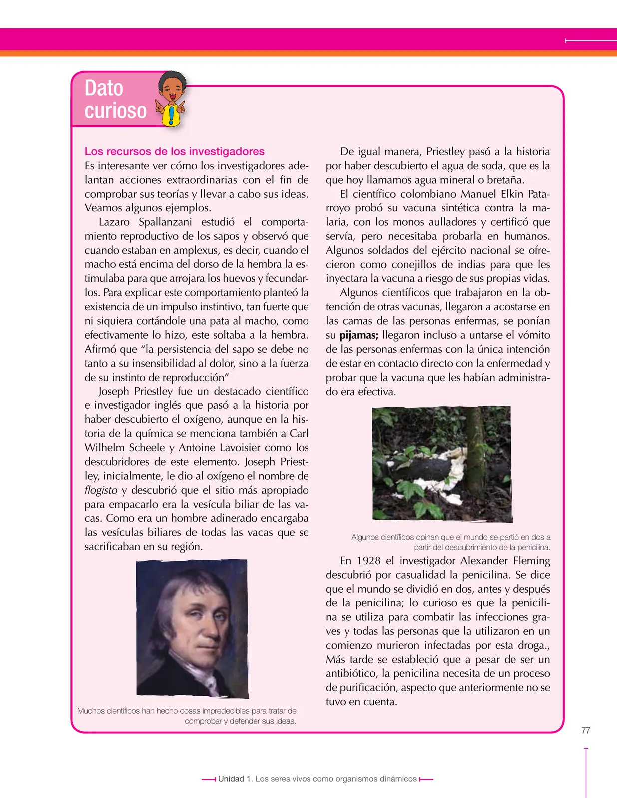 Página 77 de Ciencias Naturales 8° · Secundaria Activa