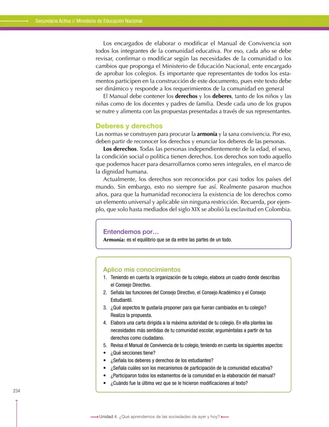 Página 234 de Ciencias Sociales 6° · Secundaria Activa