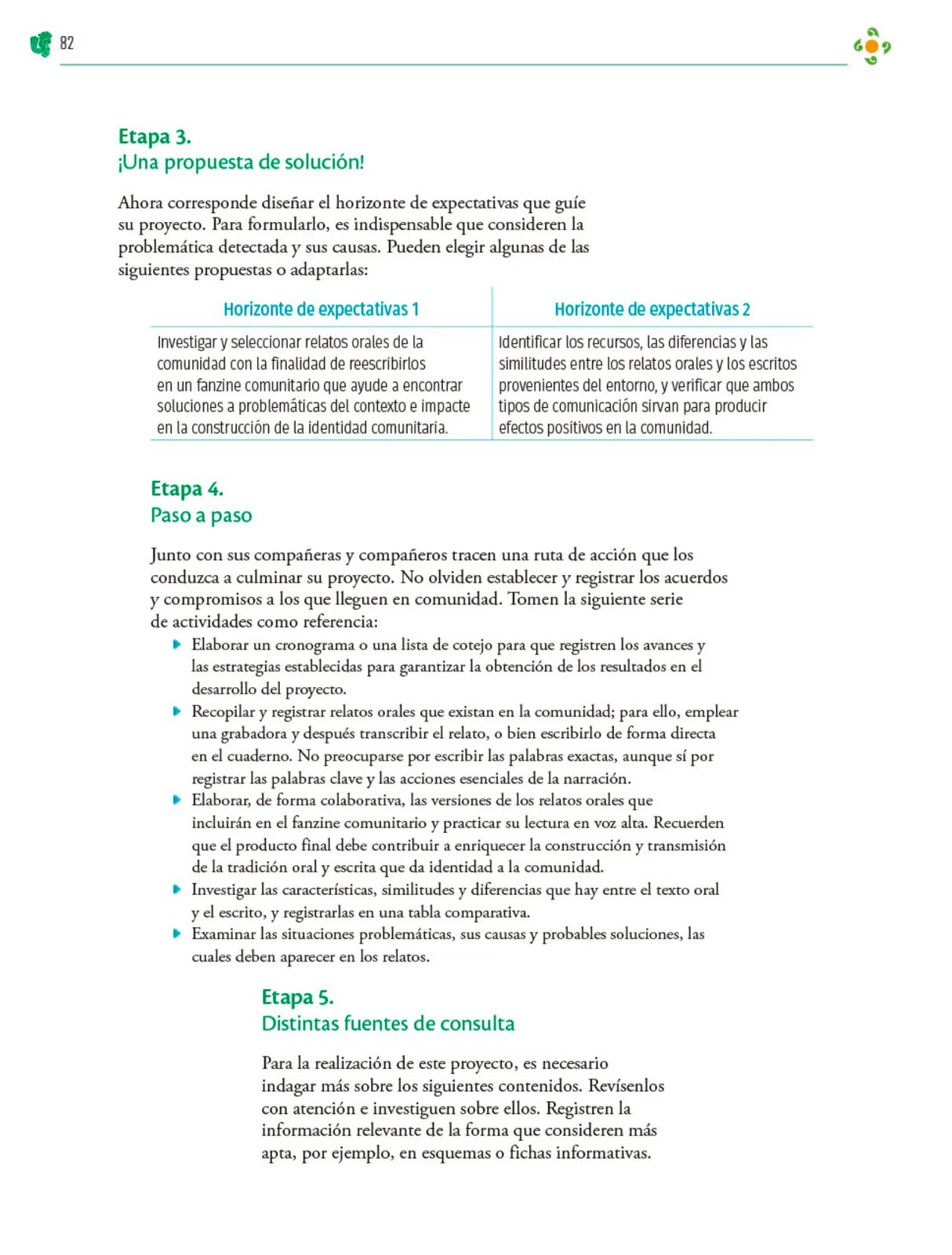 Miniatura página 83 de Colección Sk´asolil. Nuestro libro de Proyectos.  Tomo II.  Libro de Educación Telesecundaria Grado 2°  Ciclo Escolar 2025 - 2026