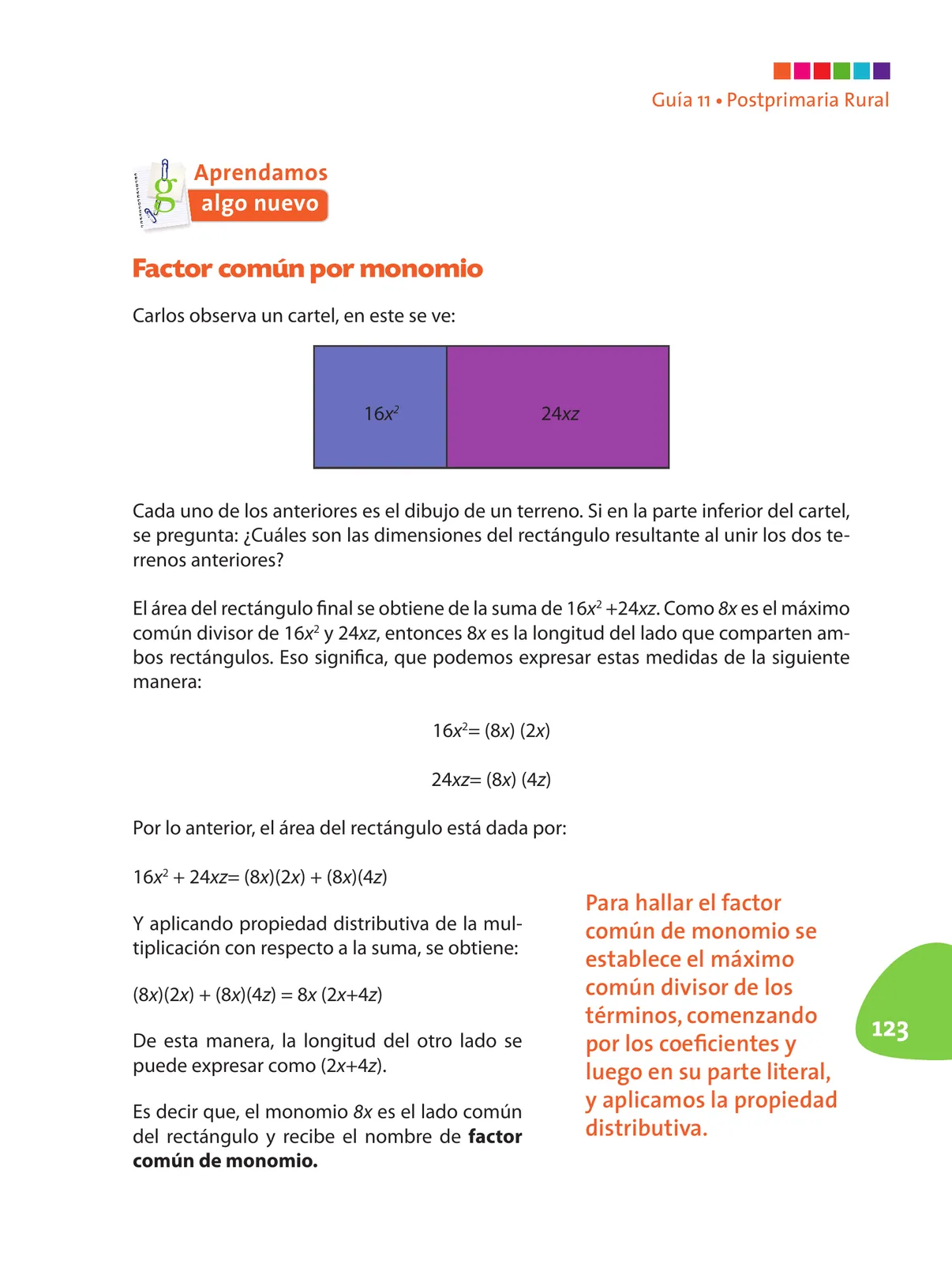 Miniatura página 124 de Matematica 8° · Postprimaria