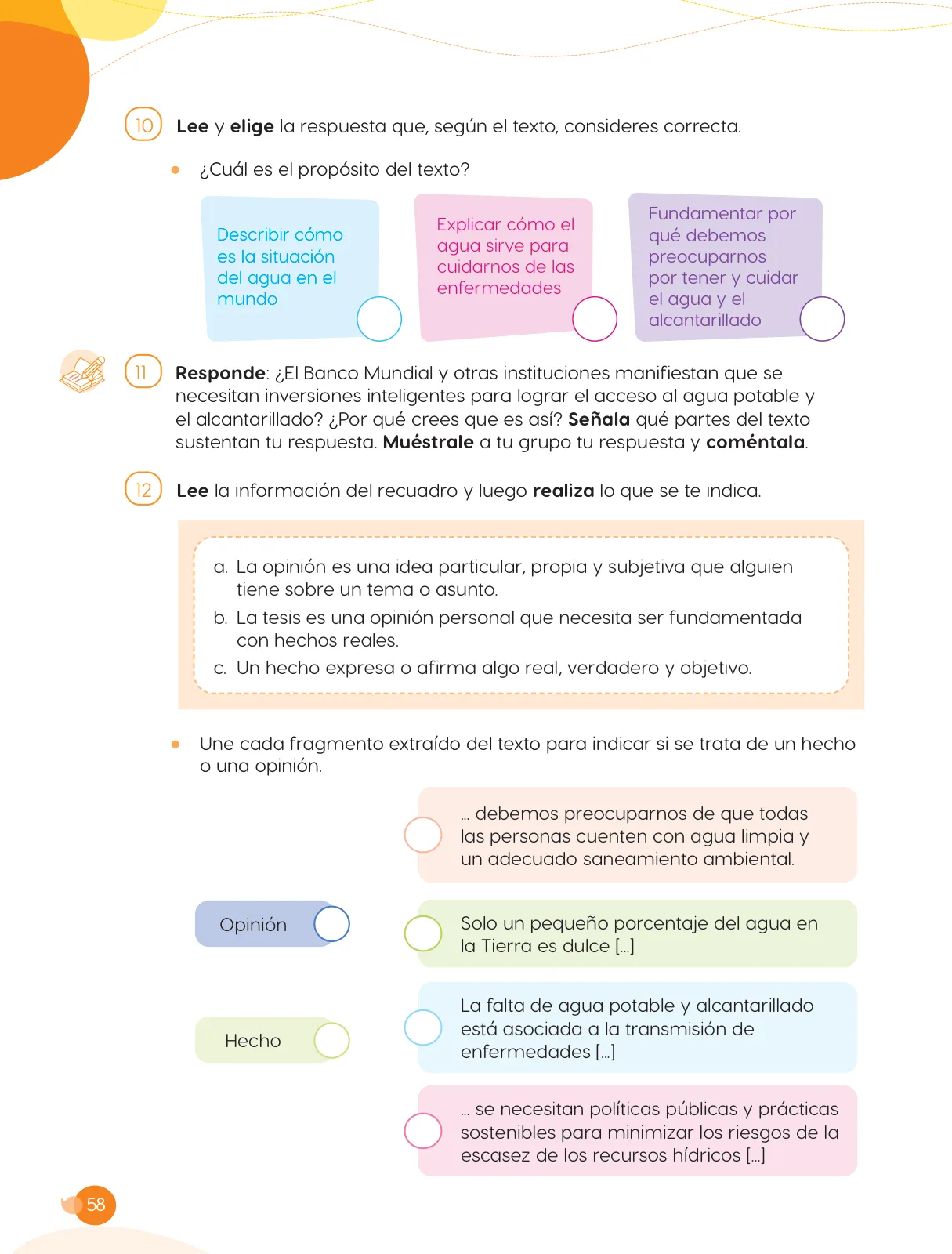 Miniatura página 60 de Cuadernillo de Comunicación 5, quinto grado de Primaria · 2023
