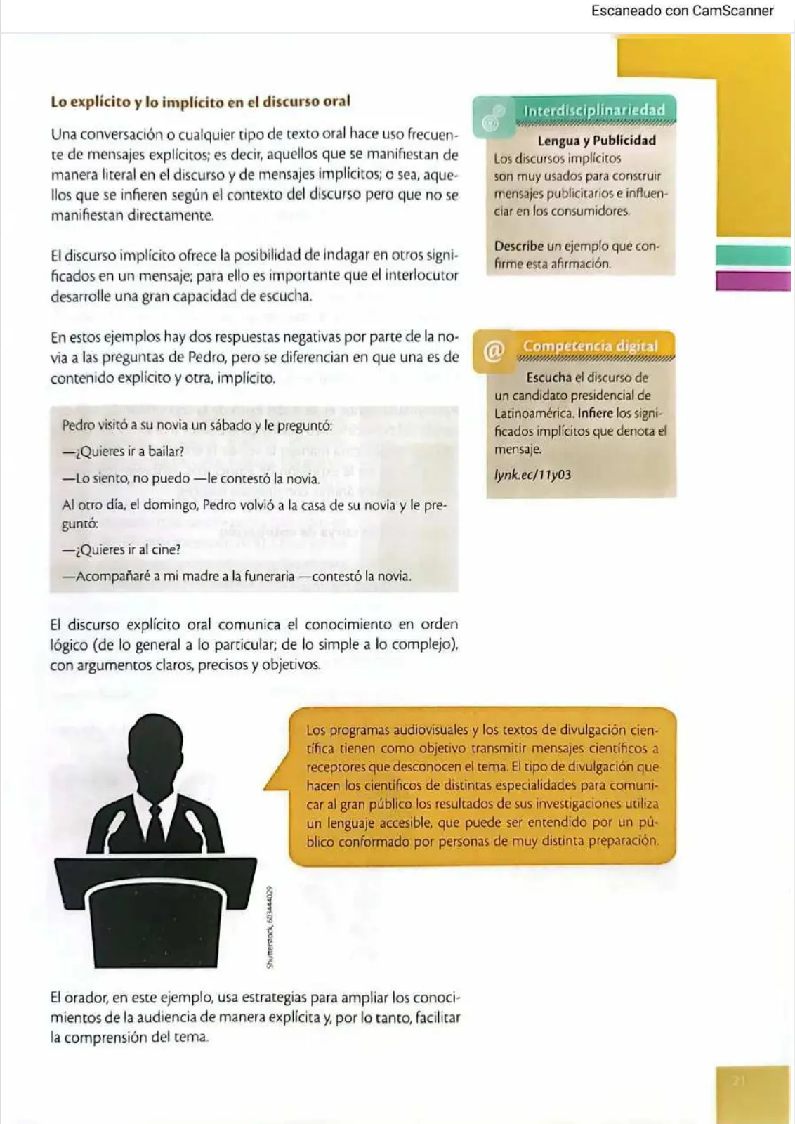 Miniatura página 18 de Lengua y Literatura 1 BGU · 2025