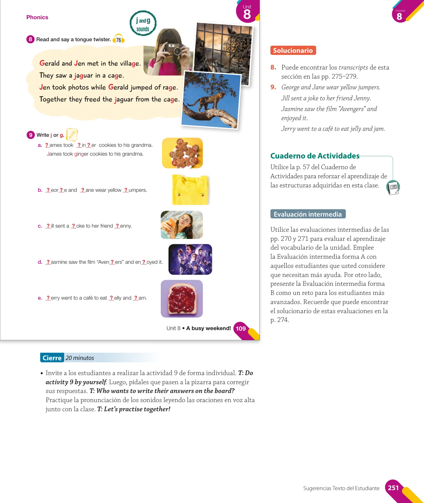 Página 115 de Inglés – Quinto Básico | Texto del Estudiante MINEDUC – Descargar PDF · 2024