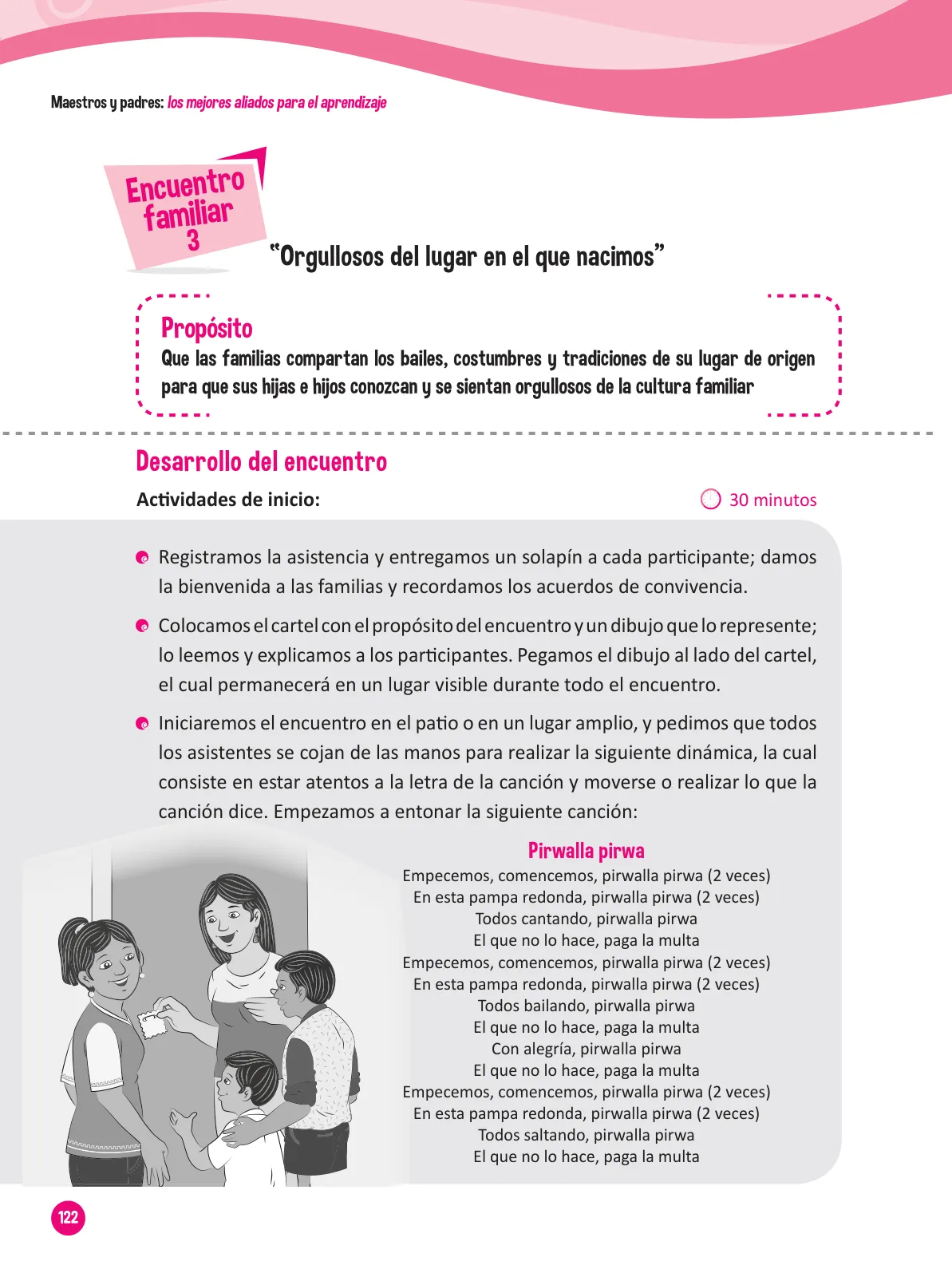 Miniatura página 124 de Guía para el trabajo docente con las familias del ciclo III de Primaria · 2016