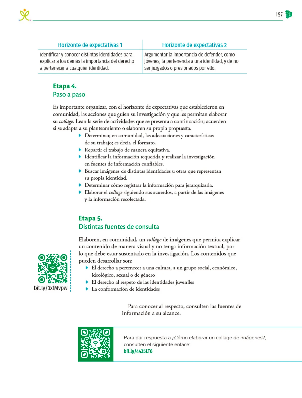 Página 198 de Colección Sk´asolil. Nuestro libro de Proyectos. Tomo I.    Libro de Educación Telesecundaria Grado 2°  Ciclo Escolar 2025 - 2026