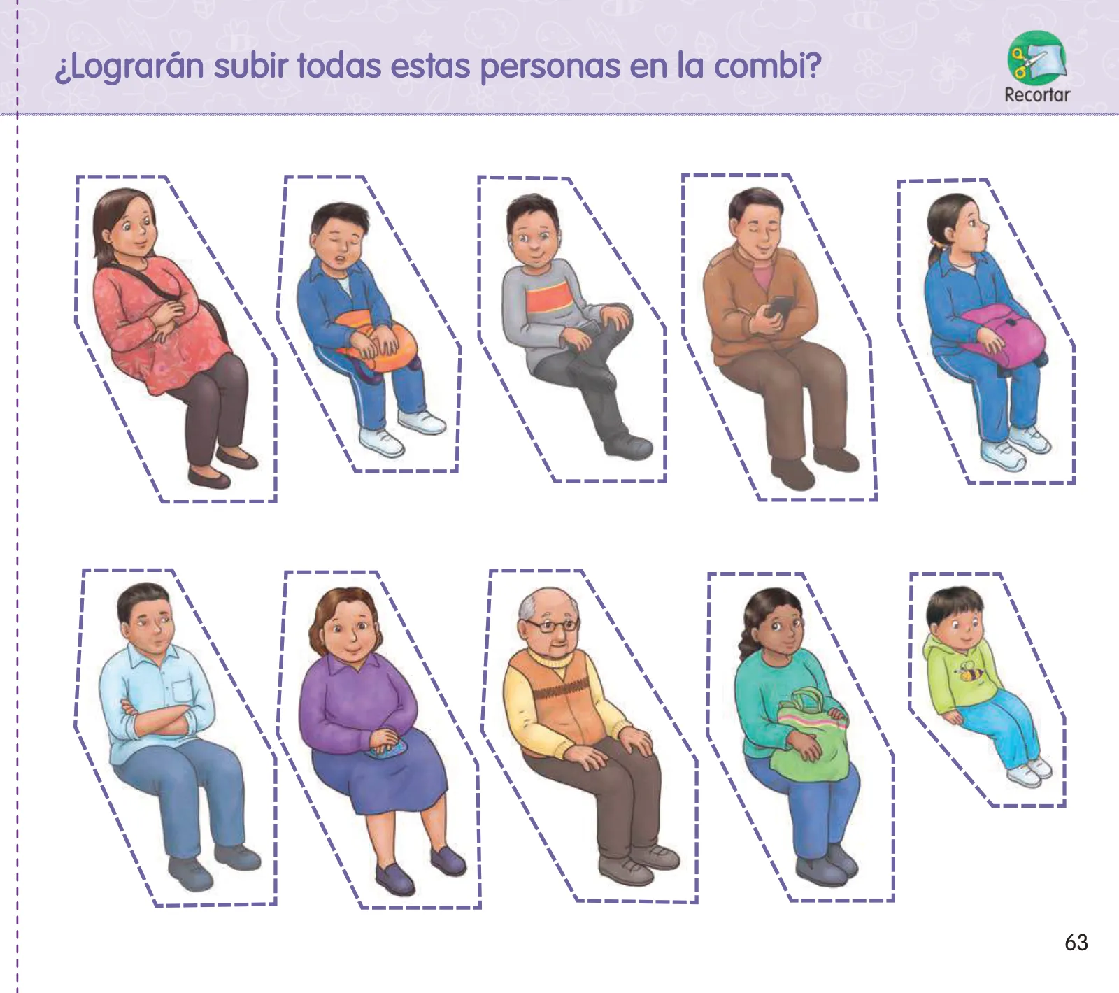 Página 65 de Crea, resuelve y aprende. Material impreso para niñas y niños de 5 años · 2024