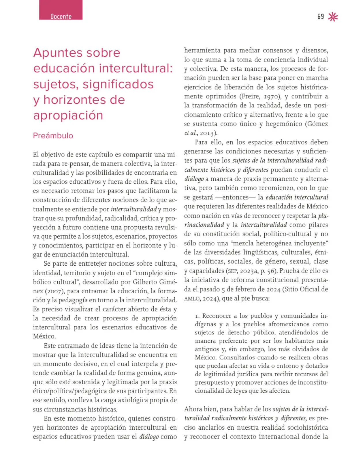 Miniatura página 70 de Un libro sin recetas para la maestra y el maestro. Fase 2  Libro de Educación Preescolar Grado 1°, 2°, 3°  Ciclo Escolar 2025 - 2026