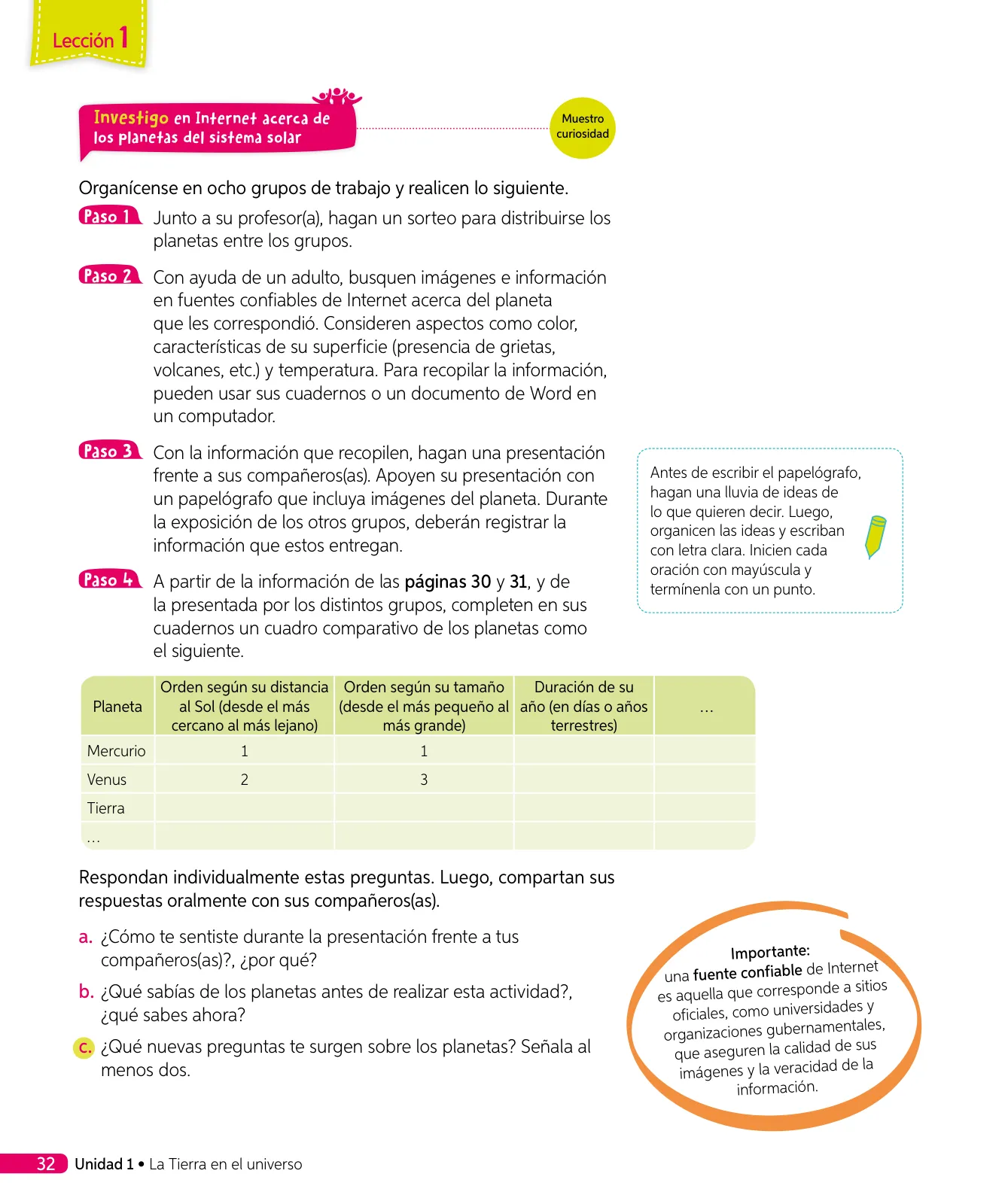 Página 95 de Ciencias Naturales – Tercero Básico | Texto del Estudiante MINEDUC – Descargar PDF · 2024