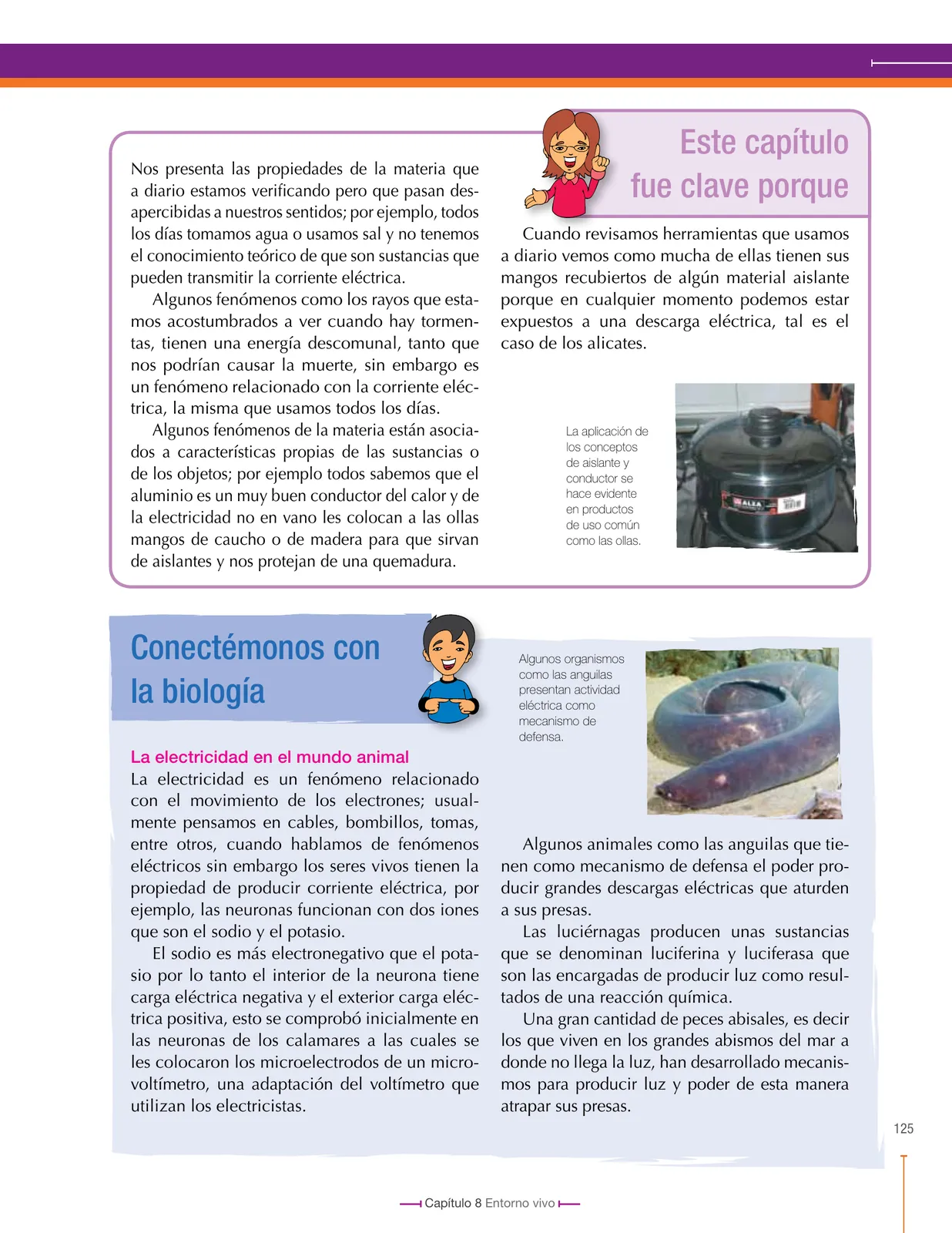 Miniatura página 125 de Ciencias Naturales 8° · Secundaria Activa