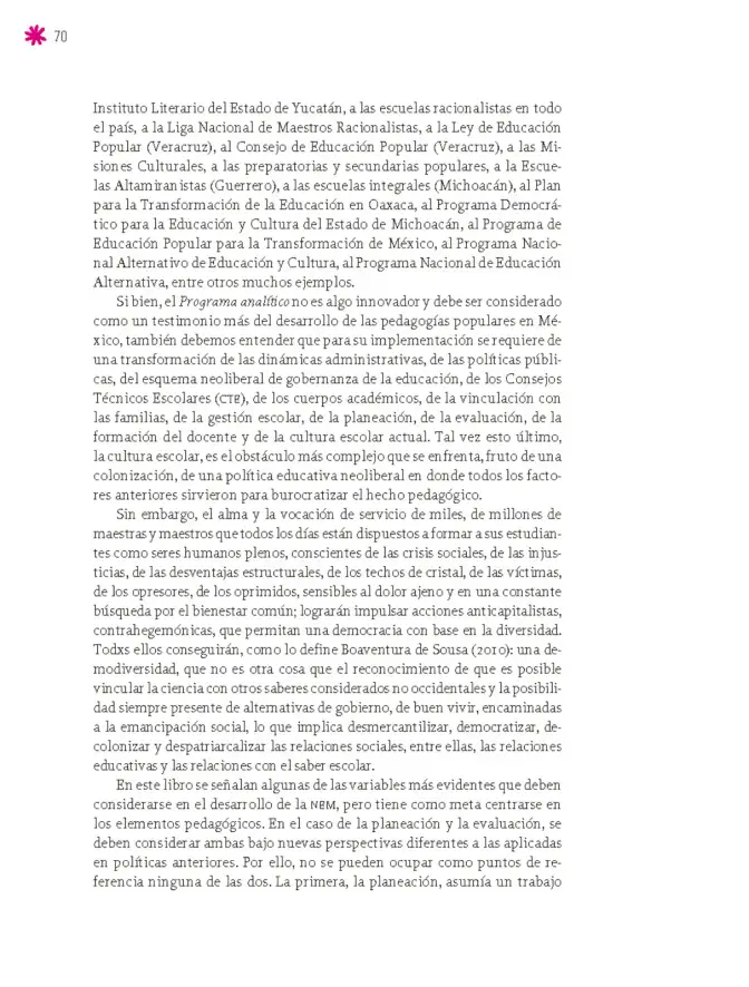 Página 71 de Un libro sin recetas para la maestra y el maestro. Fase 6. Libro de Educación Secundaria Grado 1°, 2°, 3° Ciclo Escolar 2025 - 2026