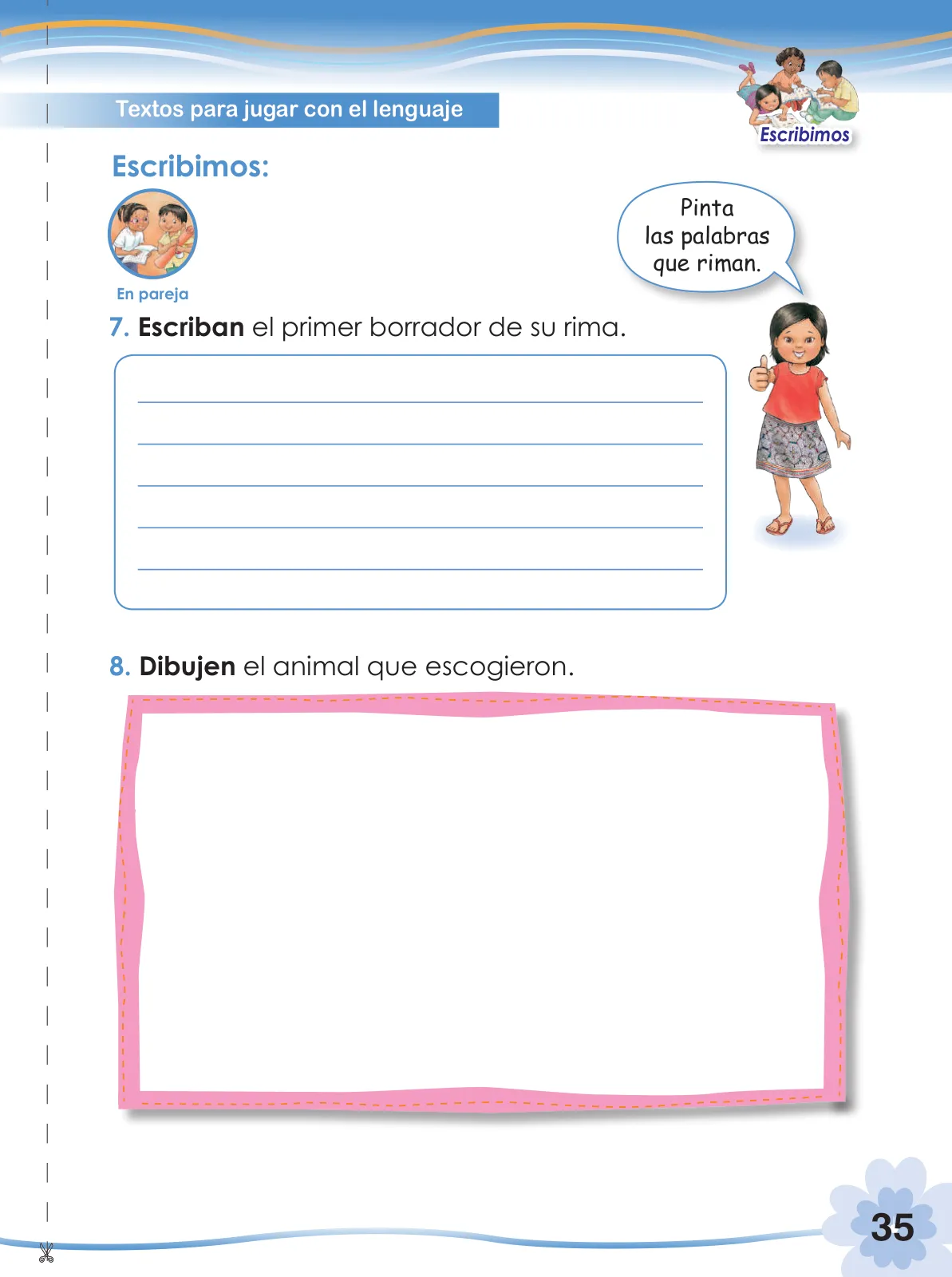 Miniatura página 37 de Comunicación 2 : cuaderno de trabajo para segundo grado de Educación Primaria 2019 · 2019