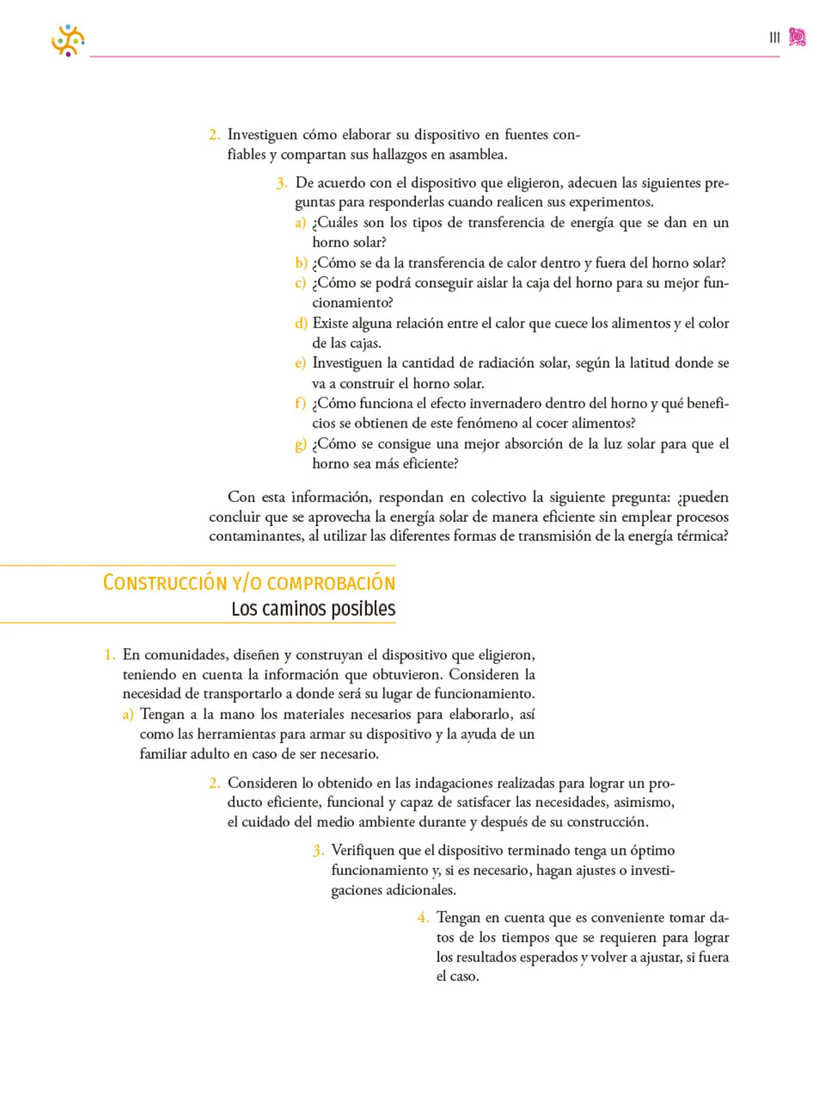 Página 112 de Colección Sk´asolil. Nuestro libro de proyectos. Libro de Educación Secundaria Grado 2° Ciclo Escolar 2025 - 2026