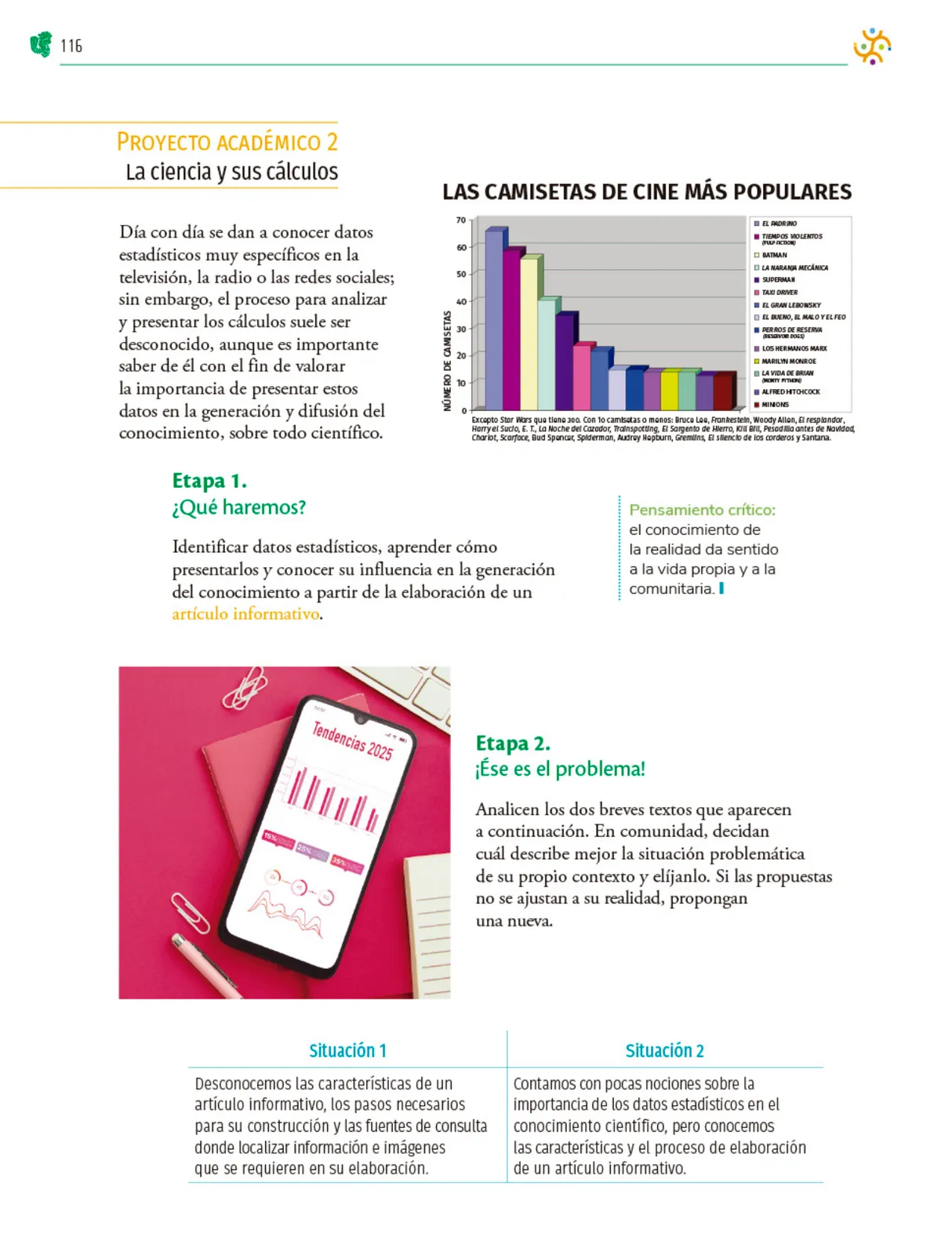 Página 117 de Colección Sk´asolil. Nuestro libro de Proyectos. Tomo I. Libro de Educación Telesecundaria Grado 2° Ciclo Escolar 2025 - 2026