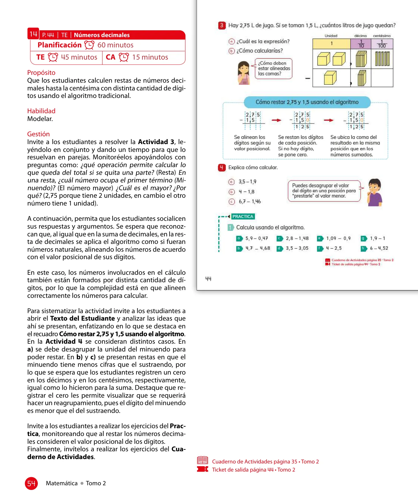 Página 56 de Sumo Primero – Cuarto Básico | Texto del Estudiante MINEDUC – Descargar PDF · 2024