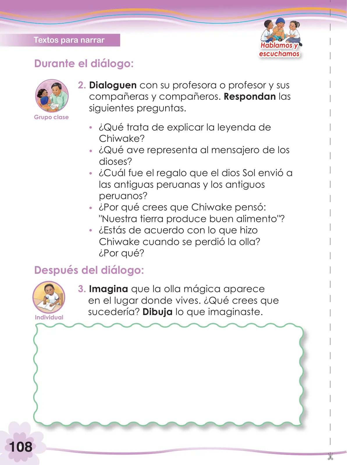 Miniatura página 110 de Comunicación 2 : cuaderno de trabajo para segundo grado de Educación Primaria 2019 · 2019