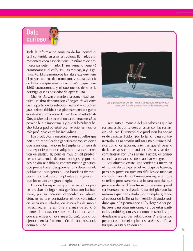 Página 85 de Ciencias Naturales 9° · Secundaria Activa