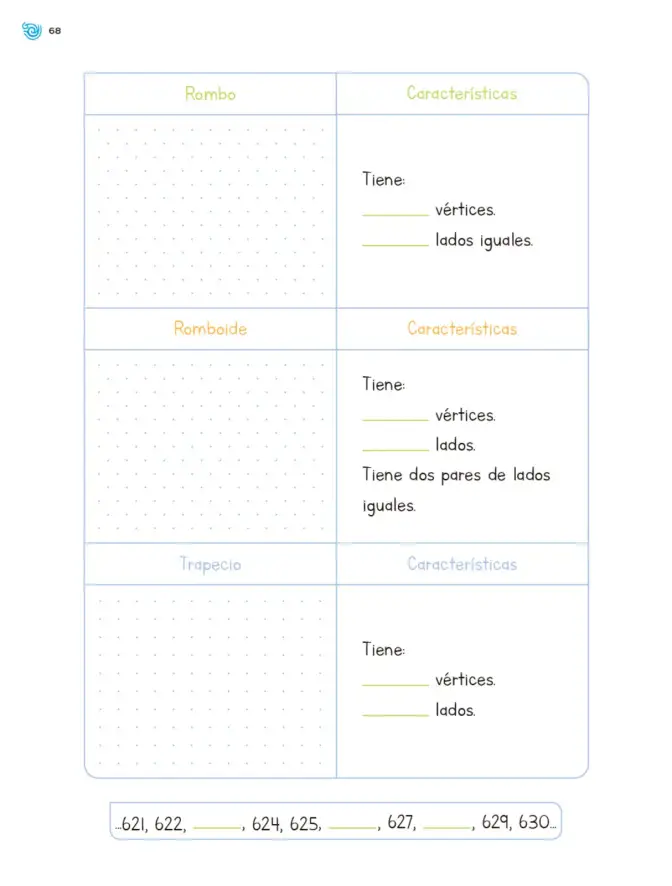 Página 69 de Múltiples lenguajes. Trazos y números. Libro de Educación Primaria Grado 2° Ciclo Escolar 2025 - 2026