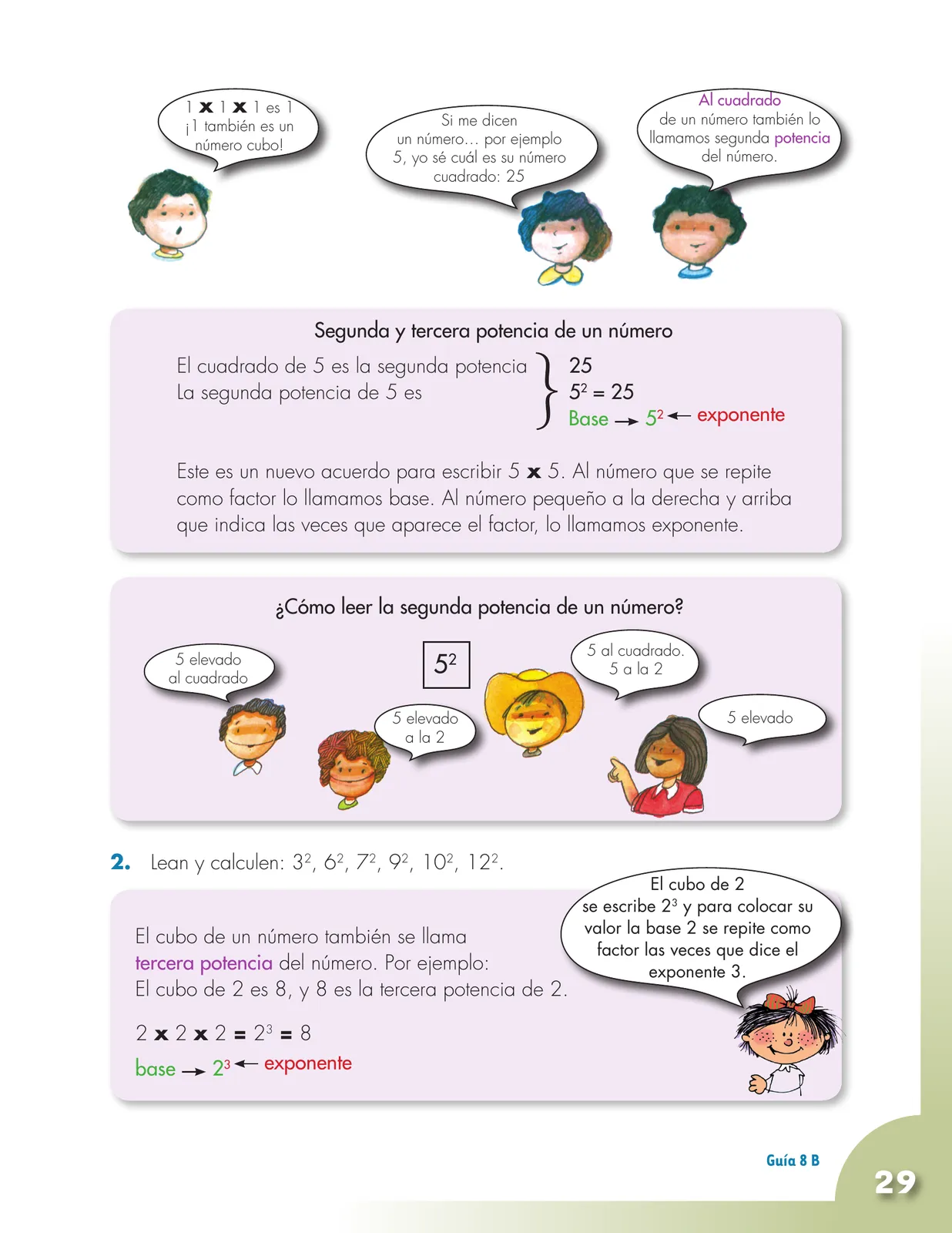 Miniatura página 29 de Matematica 5° · Cartilla 02