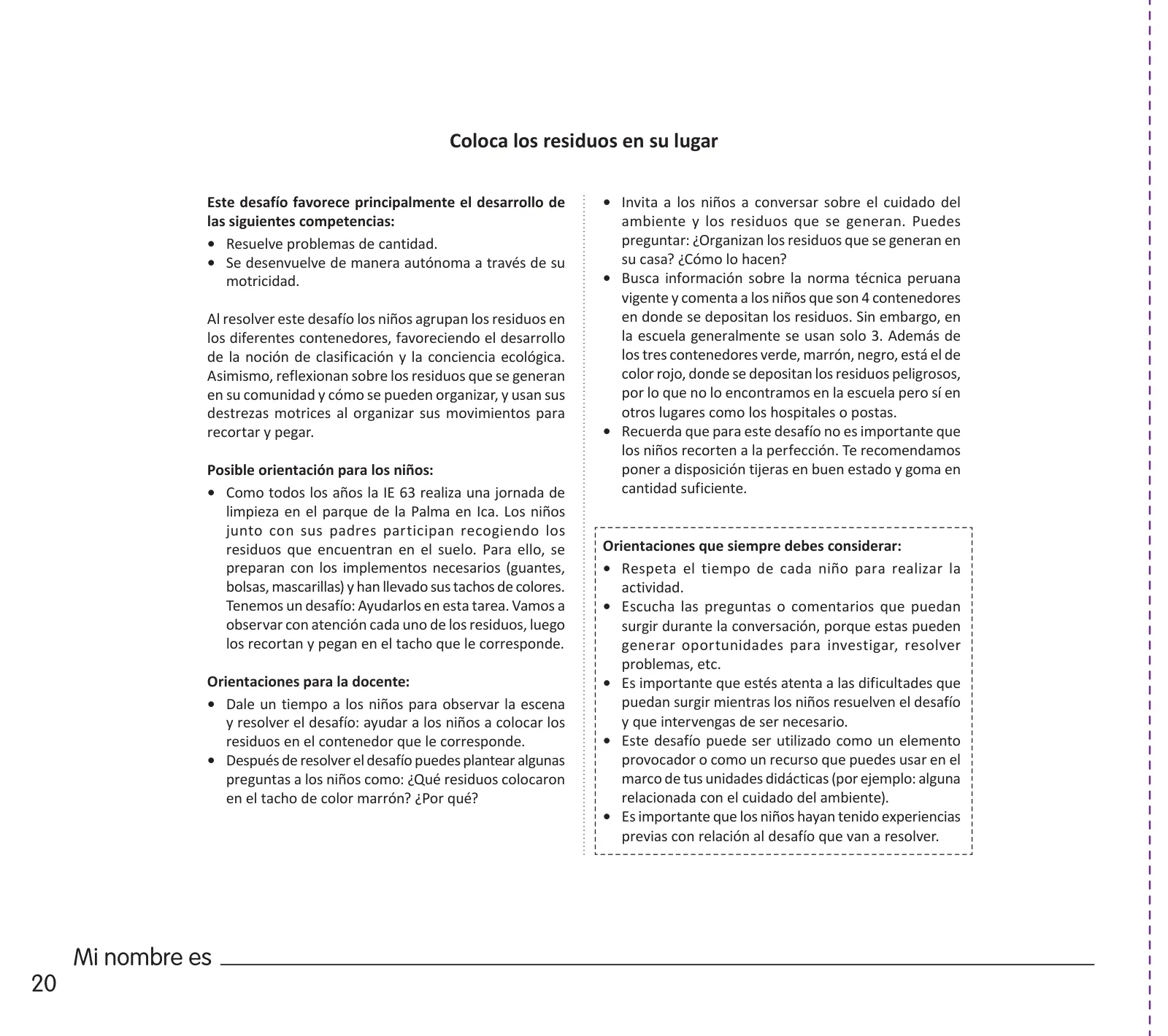 Miniatura página 22 de Crea, resuelve y aprende. Material impreso para niñas y niños de 5 años · 2024