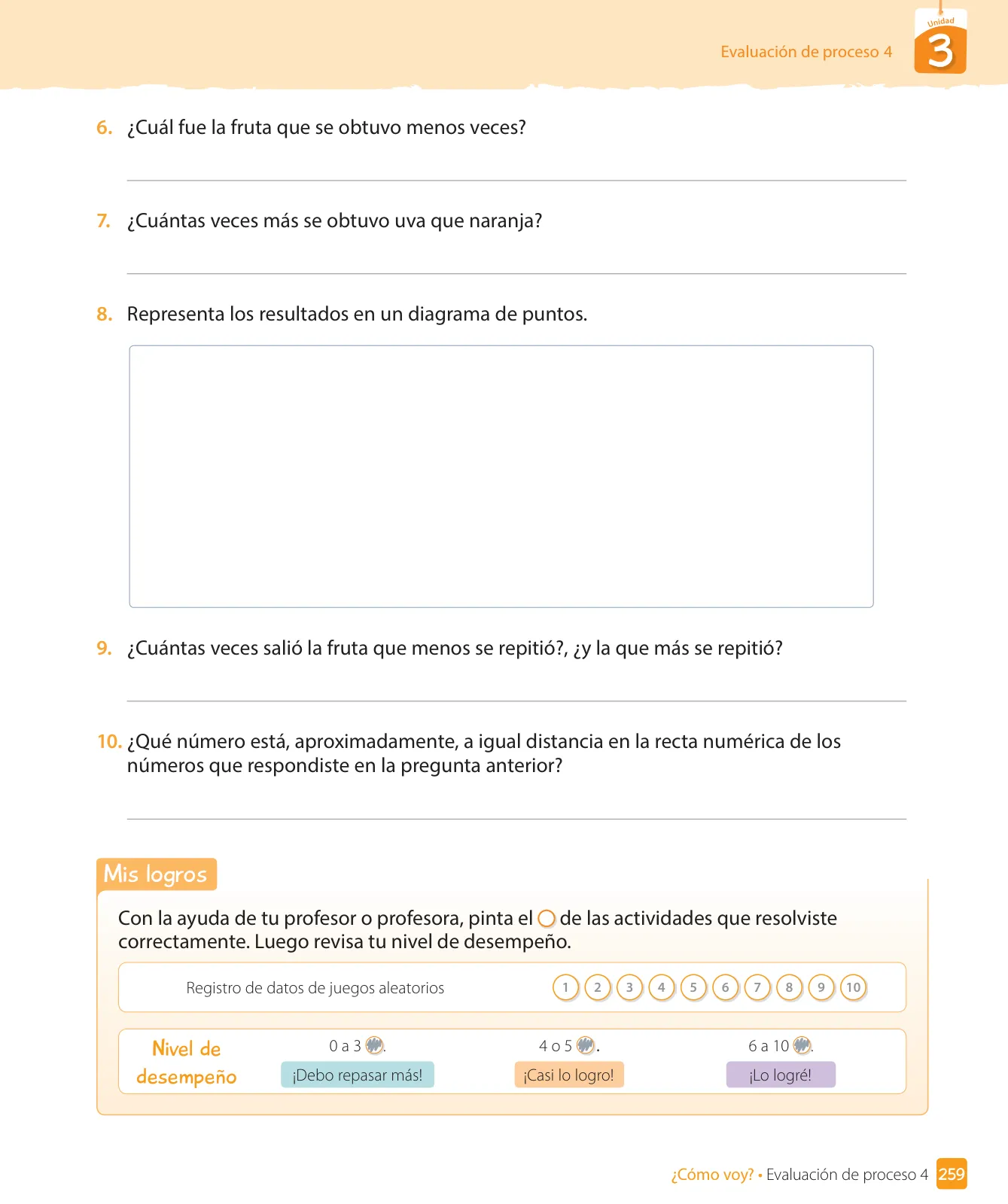 Miniatura página 261 de Matemática – Tercero Básico | Texto del Estudiante MINEDUC – Descargar PDF · 2024