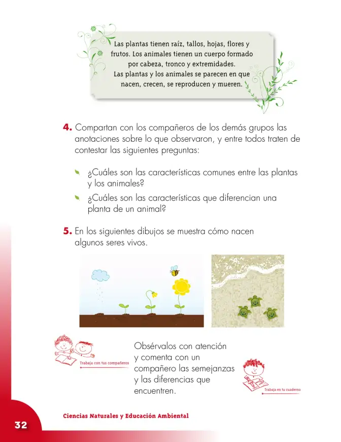 Página 32 de Ciencias Naturales 2° · Cartilla 01