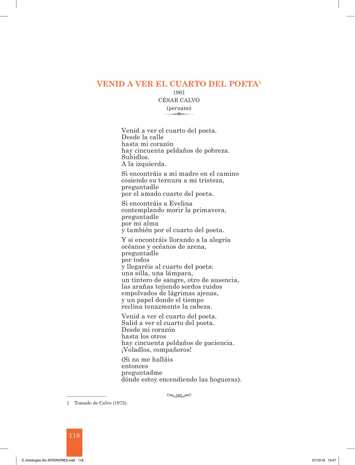 Página 120 de Antología literaria 5 · 2019