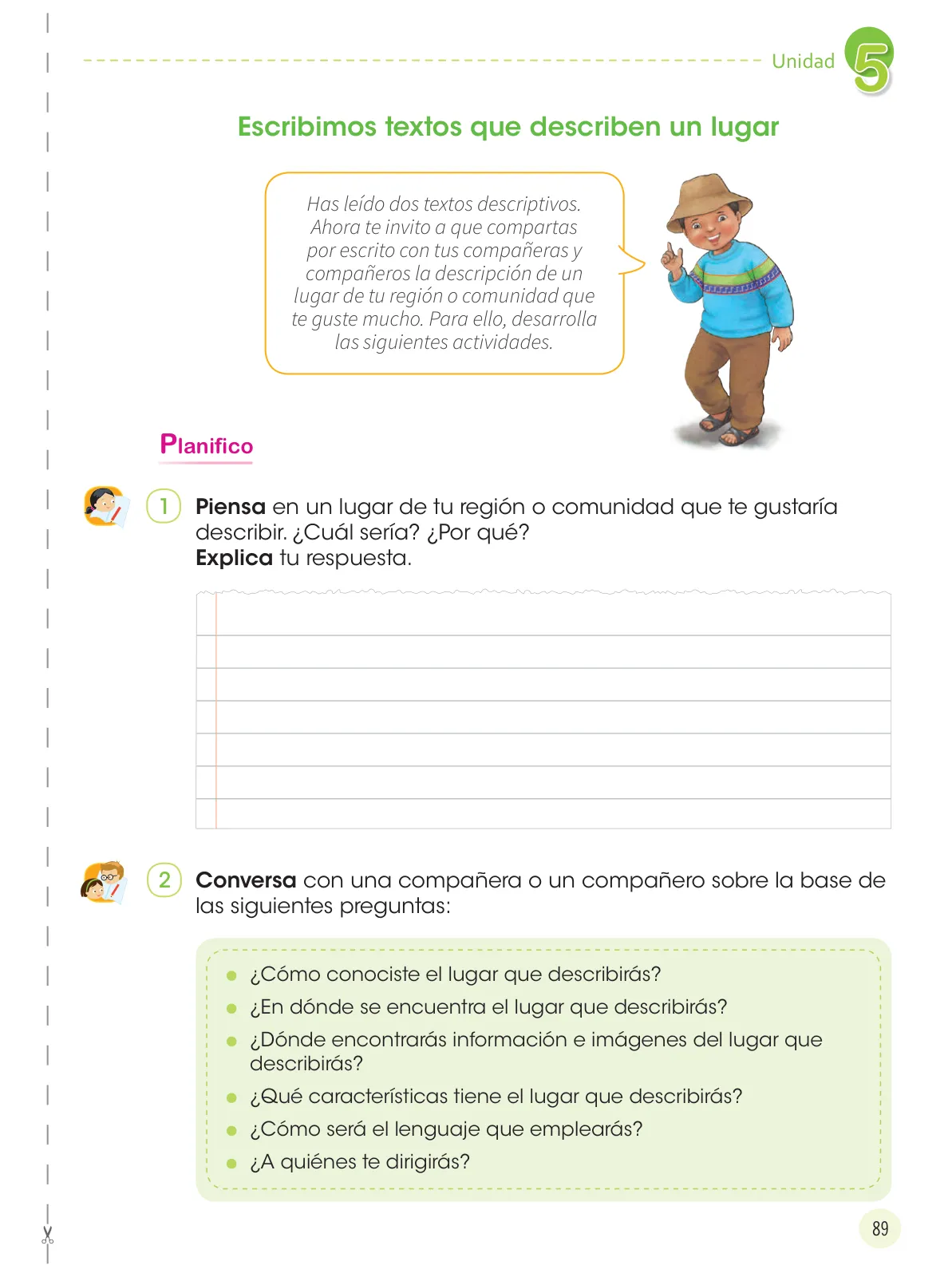 Miniatura página 91 de Comunicación 4 : cuaderno de trabajo para cuarto grado de Educación Primaria 2019 · 2019