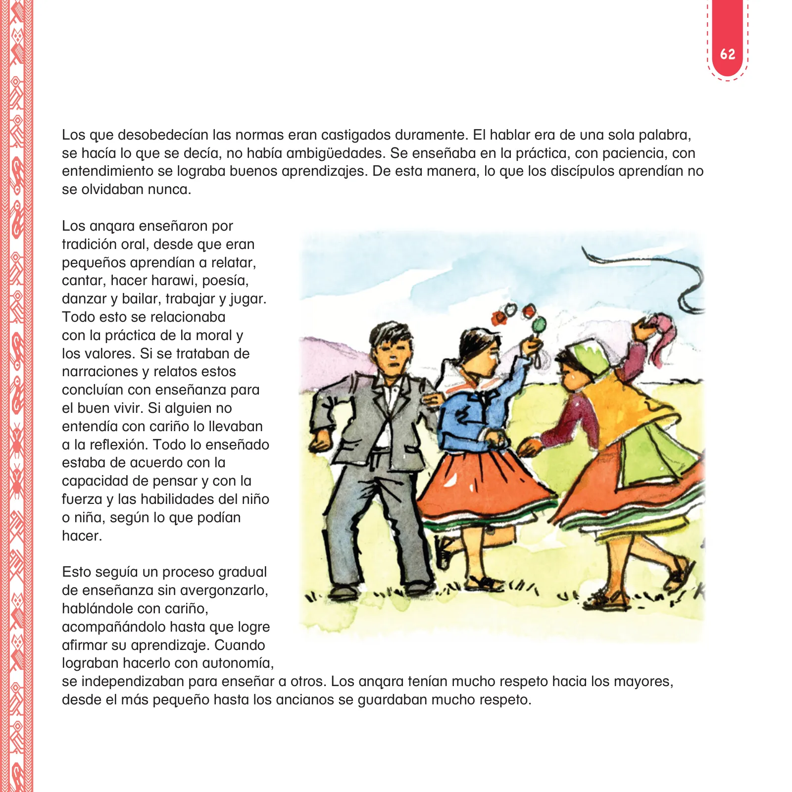 Miniatura página 64 de Anqarakunapa kawsakuyninmanta. Literatura 2 - 4° Primaria - Quechua chanka · 2023