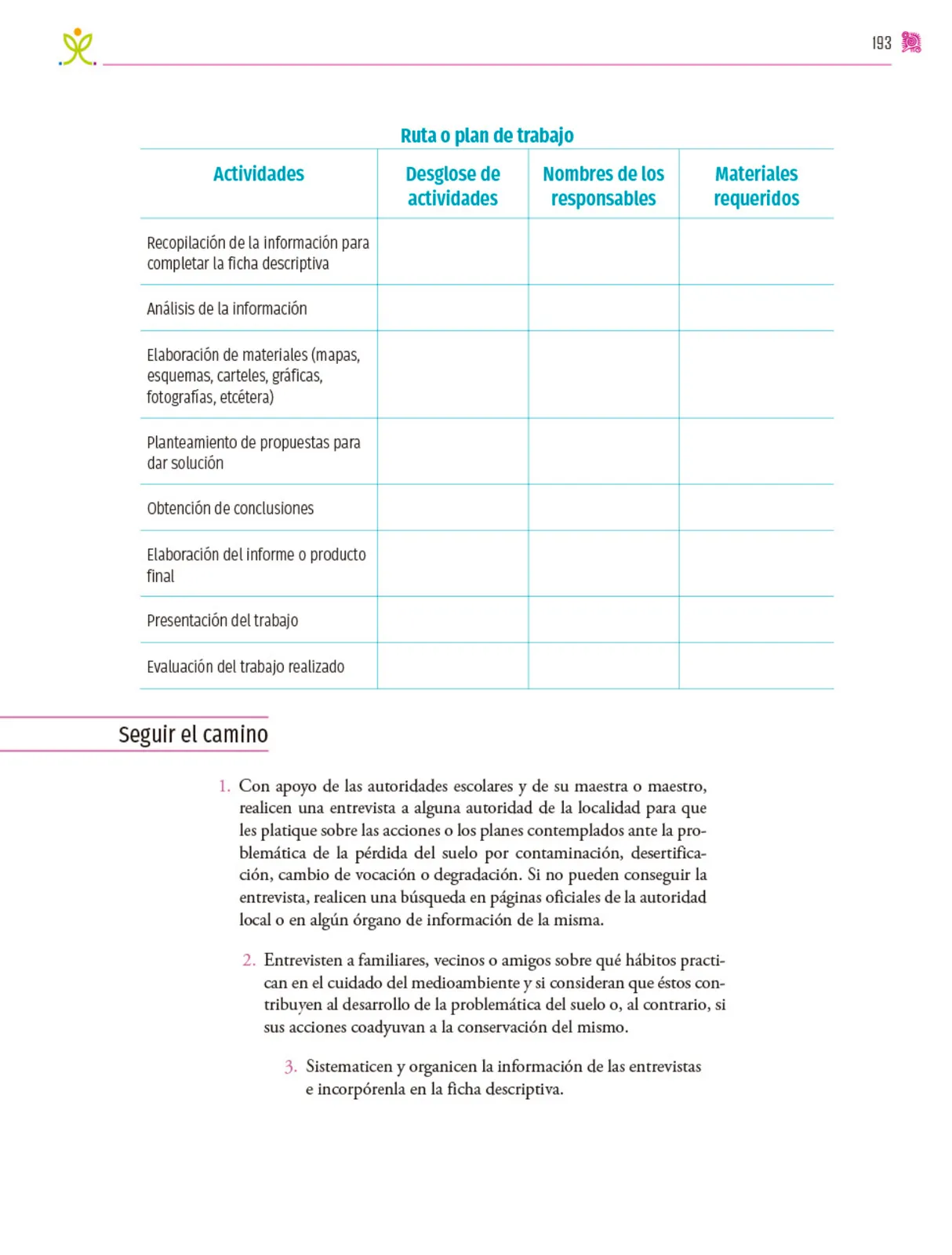 Miniatura página 194 de Colección Ximhai. Nuestro libro de proyectos.   Libro de Educación Secundaria Grado 1°  Ciclo Escolar 2025 - 2026