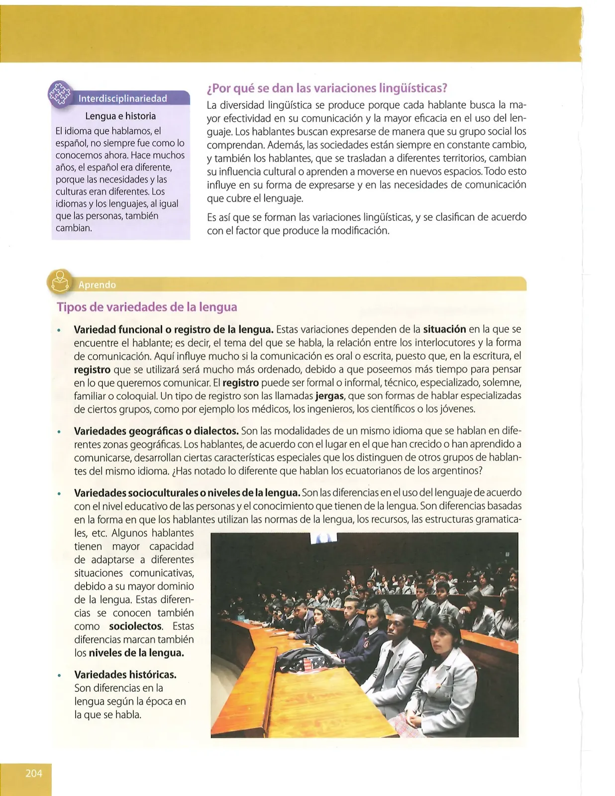 Página 204 de Lengua Y Literatura · 8 EGB · 2025