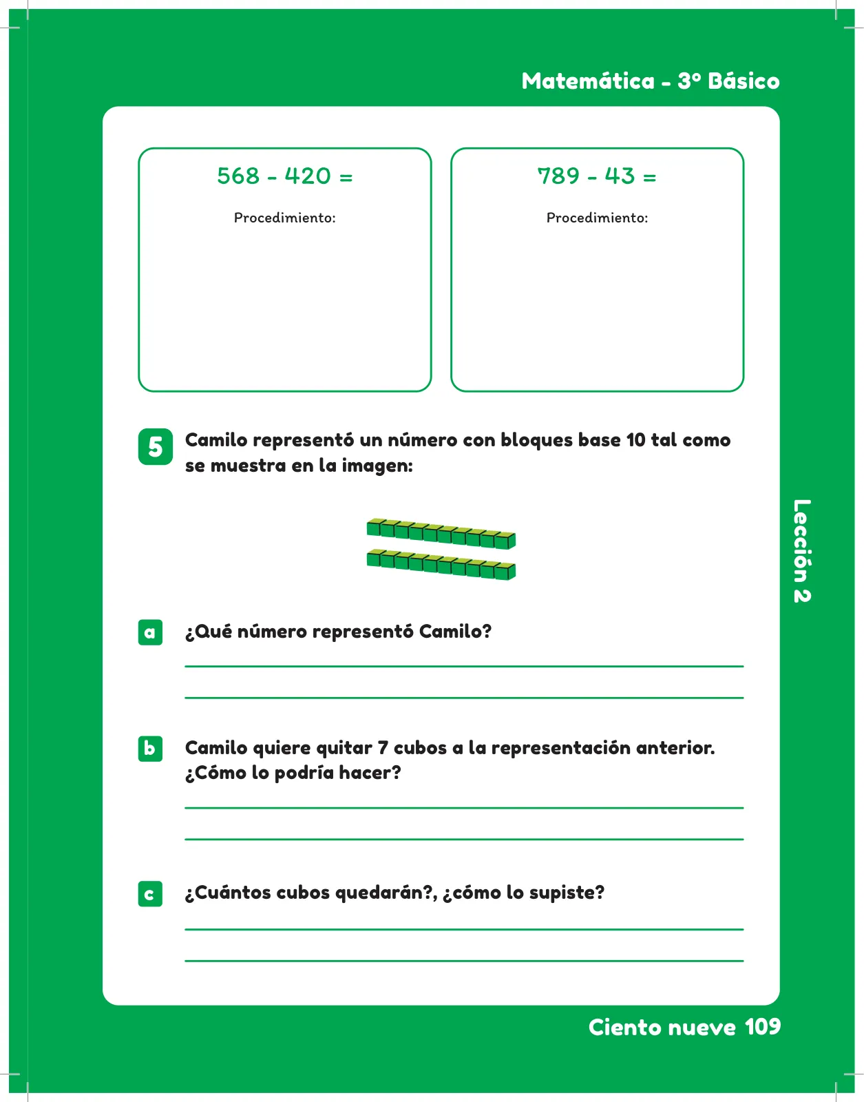 Página 111 de Sumo Primero – Tercero Básico | Texto del Estudiante MINEDUC – Descargar PDF · 2024