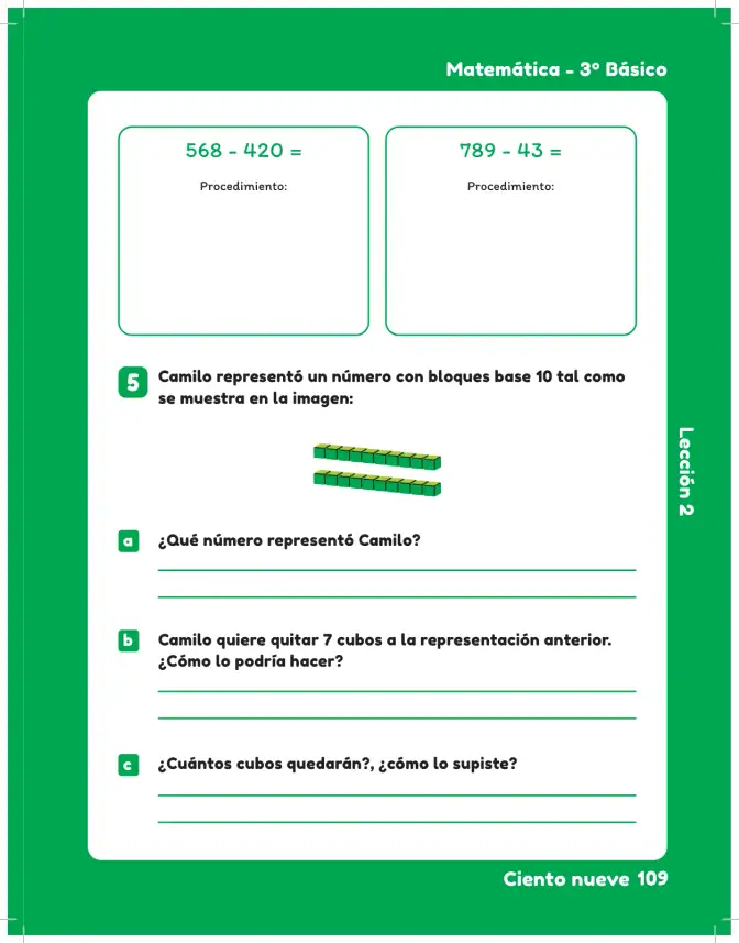 Página 111 de Sumo Primero – Tercero Básico | Texto del Estudiante MINEDUC – Descargar PDF · 2024