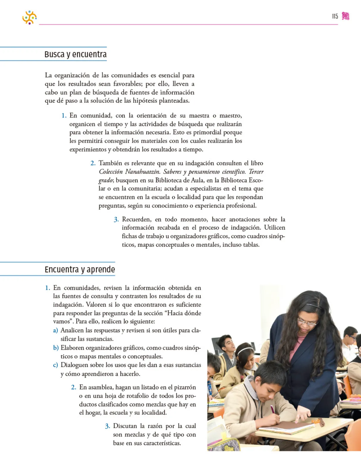 Página 116 de Colección Nanahuatzin. Nuestro libro de proyectos. Libro de Educación Secundaria Grado 3° Ciclo Escolar 2025 - 2026