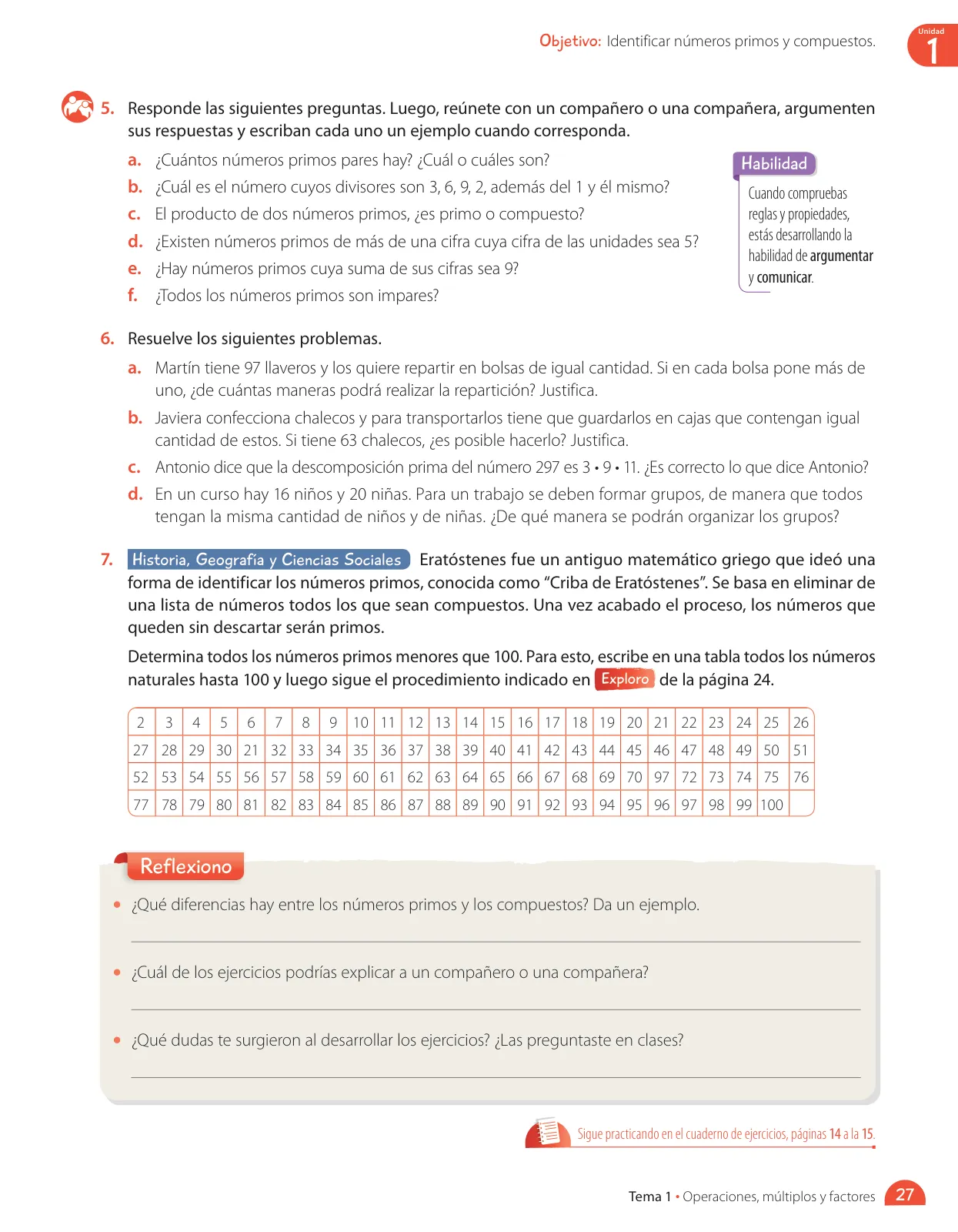 Página 87 de Matemática – Sexto Básico | Texto del Estudiante MINEDUC – Descargar PDF · 2024