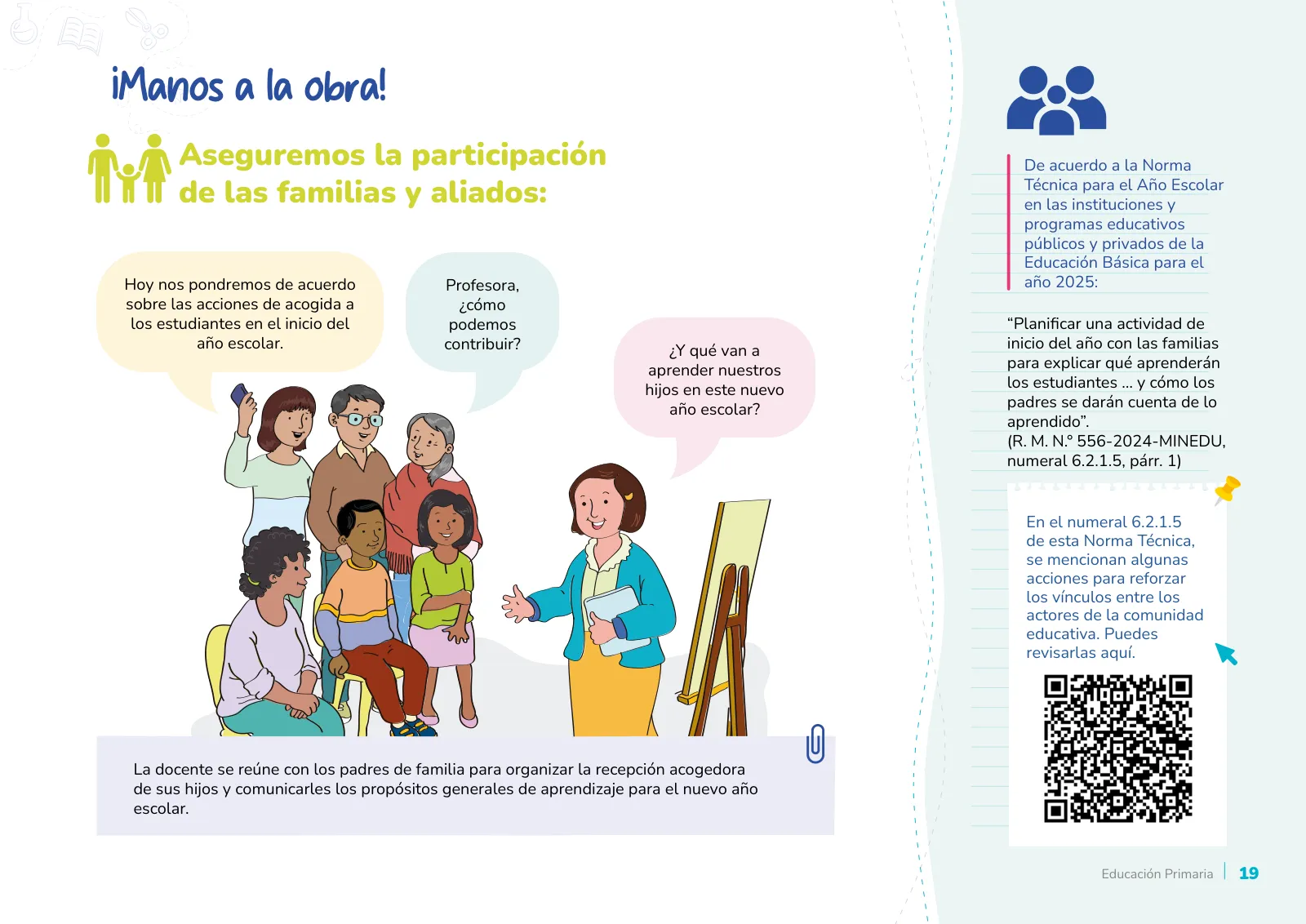 Página 19 de Orientaciones para el inicio del año escolar 2025 : educación primaria · 2025