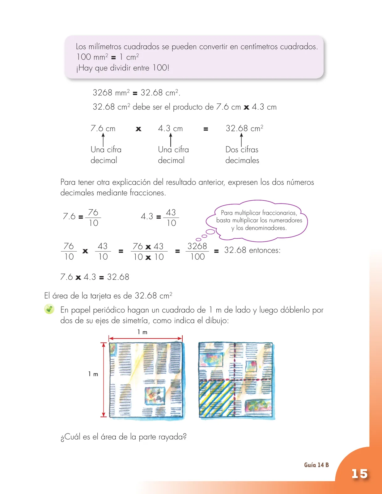 Página 15 de Matematica 5° · Cartilla 03