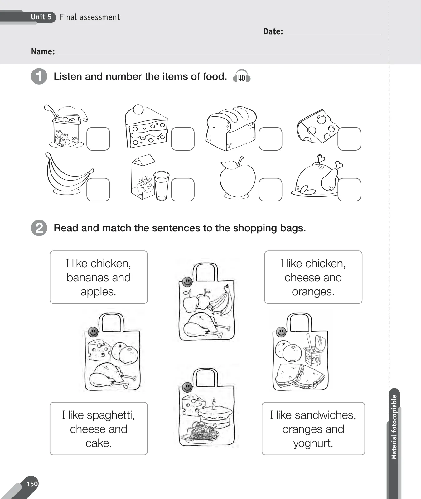 Miniatura página 34 de Inglés – Primero Básico | Student’s Book MINEDUC – Descargar PDF · 2024