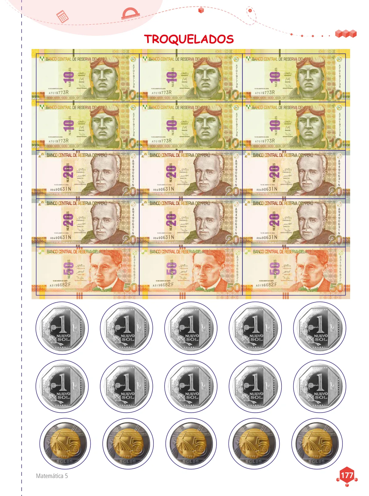 Página 178 de Matemática 5 : cuaderno de trabajo para quinto grado de Educación Primaria 2018 · 2018