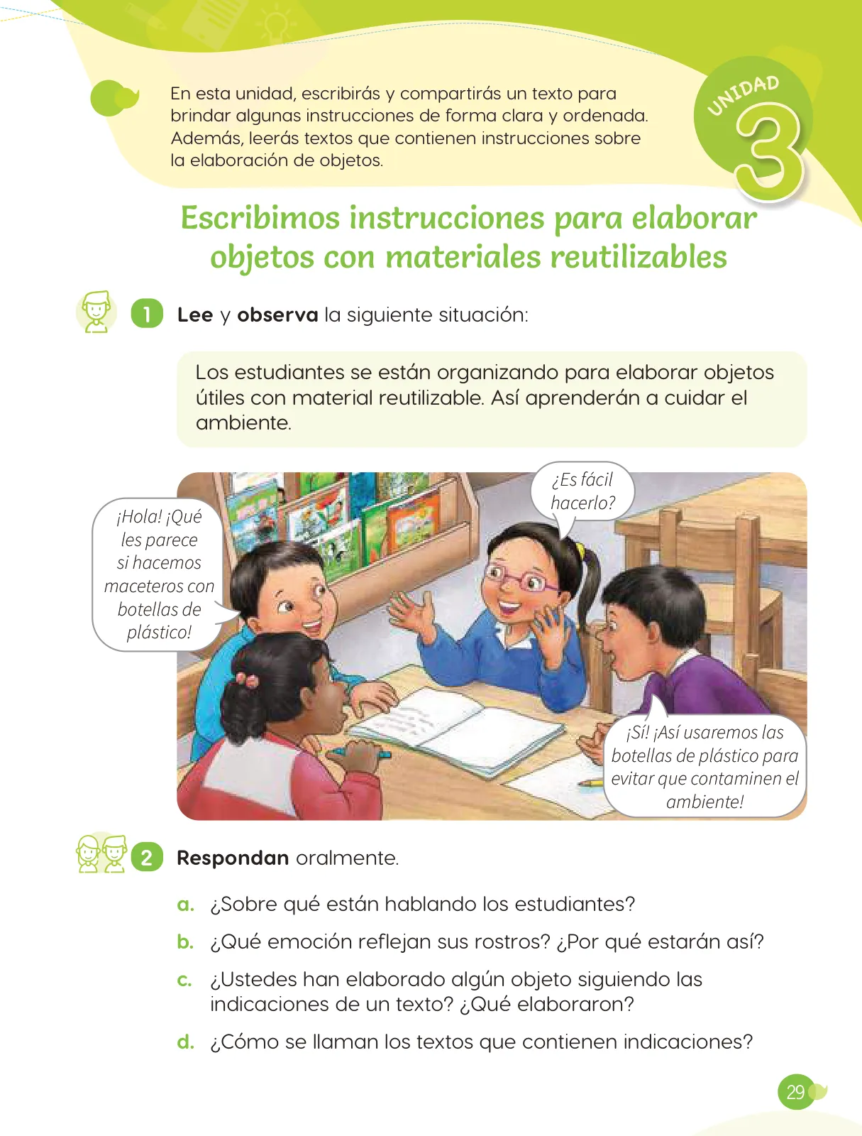 Página 31 de Cuadernillo de Comunicación 3. Tercer grado de Primaria · 2024