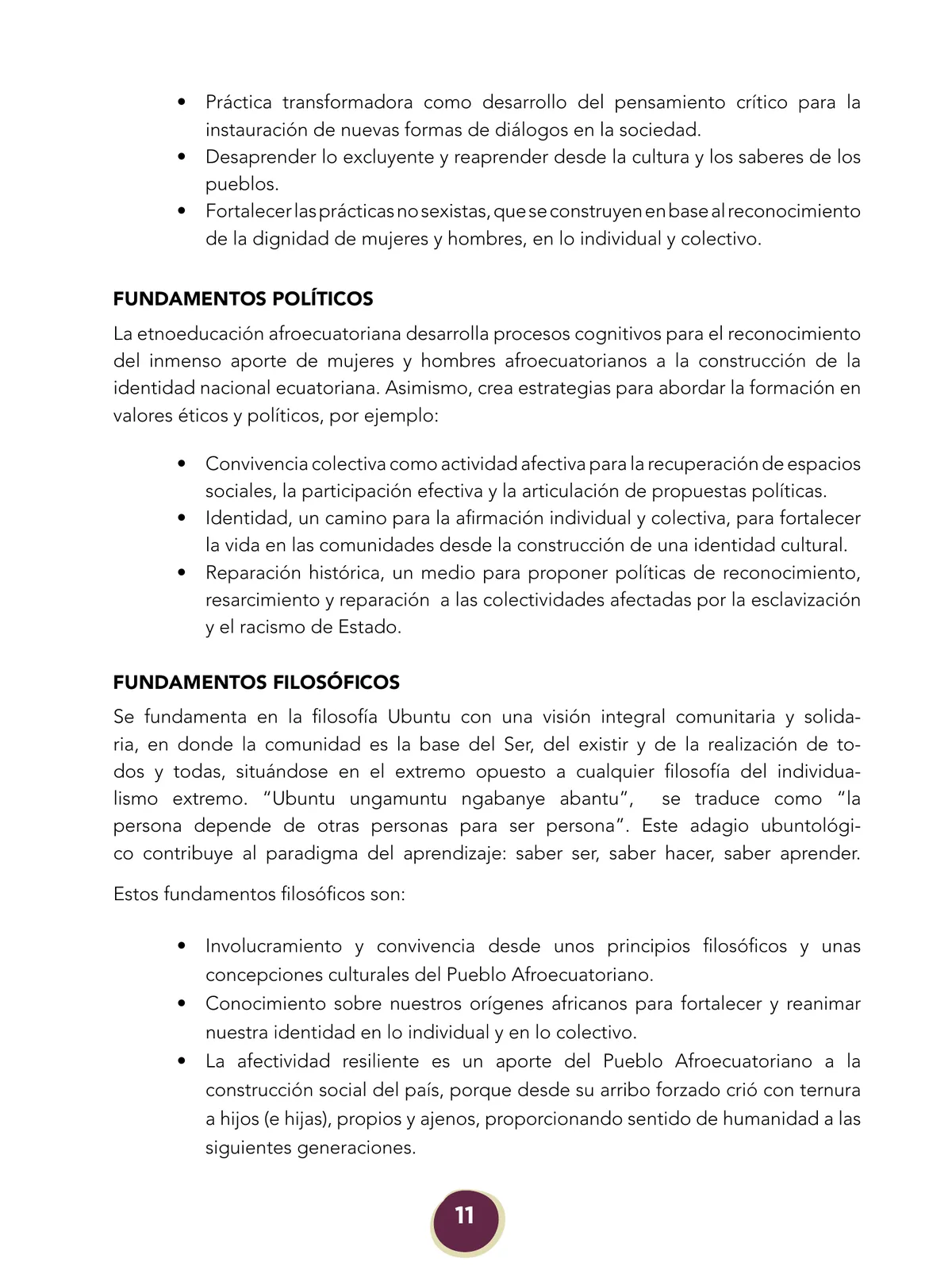 Miniatura página 11 de Etnoeducacion · 9 EGB · 2025