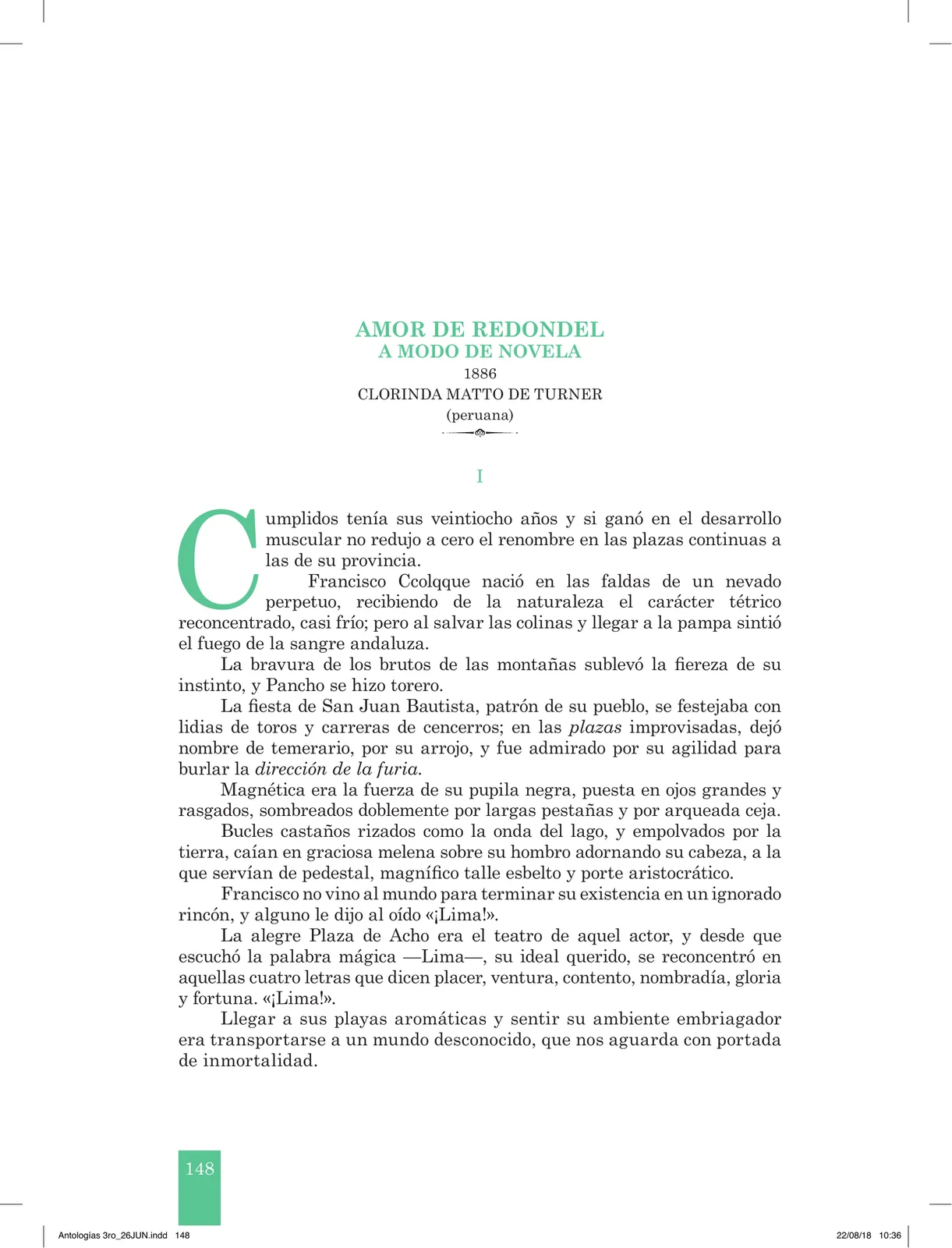 Página 149 de Antología literaria 3 · 2018