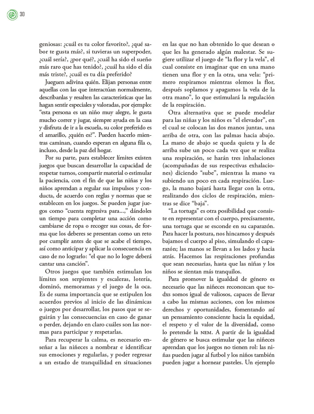 Página 31 de Crianza para la libertad. Libro para las familias. Fase 2  Libro de Educación Preescolar Grado 1°, 2°, 3°  Ciclo Escolar 2025 - 2026