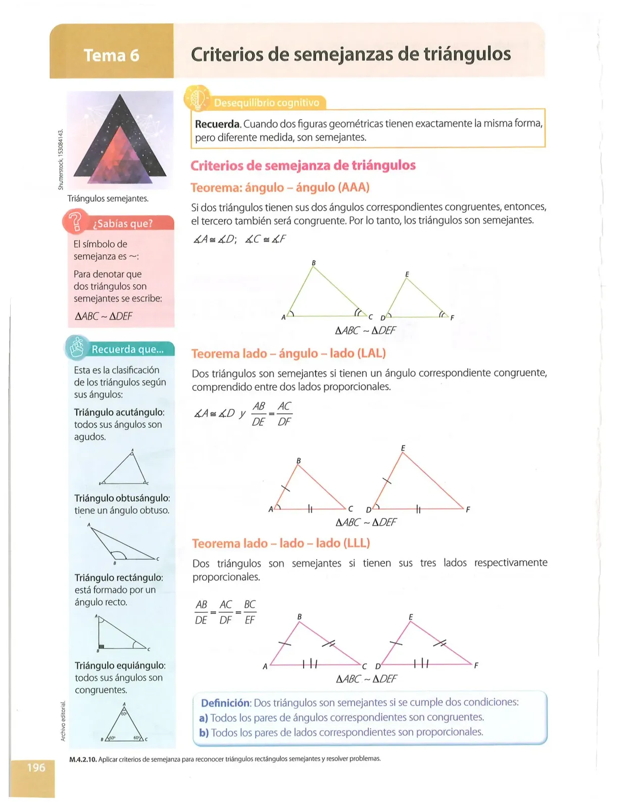 Miniatura página 196 de Matematica · 10 EGB · 2025