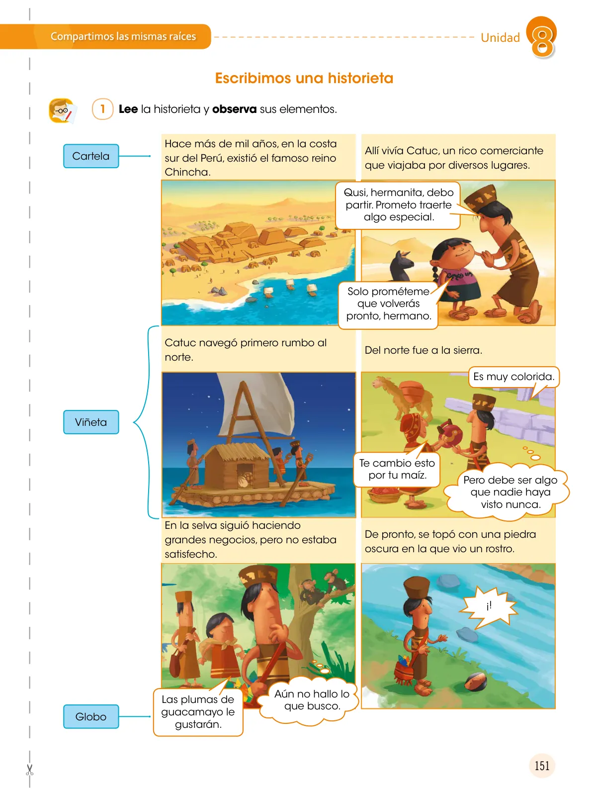 Página 152 de Comunicación 5 : cuaderno de trabajo para quinto grado de Educación Primaria 2019 · 2019
